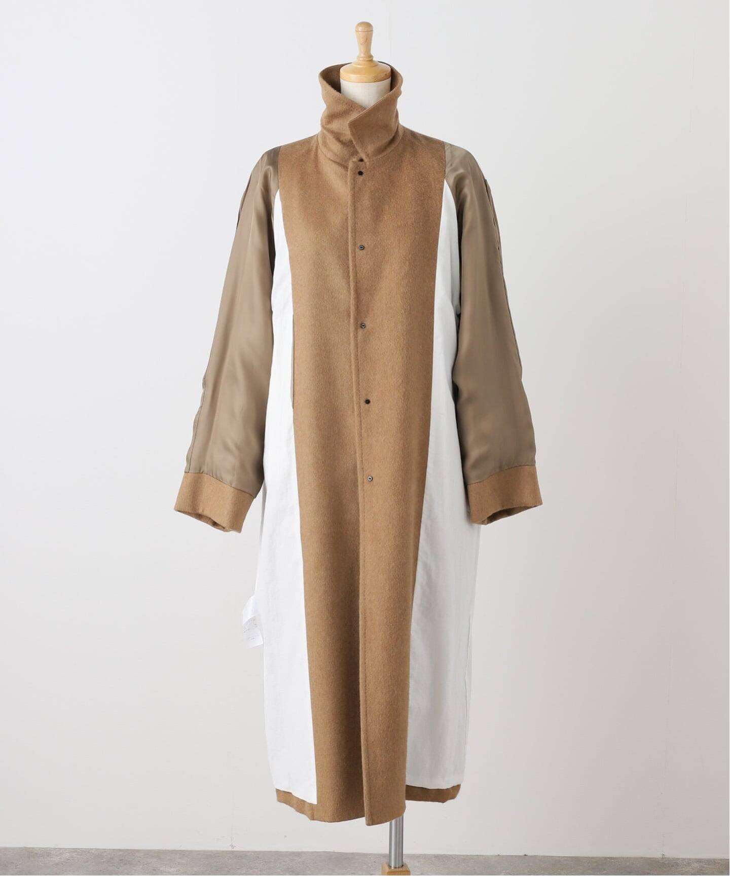 ATON PURE CAMEL BALMACAAN COAT（ステンカラーコート）｜BOICE FROM