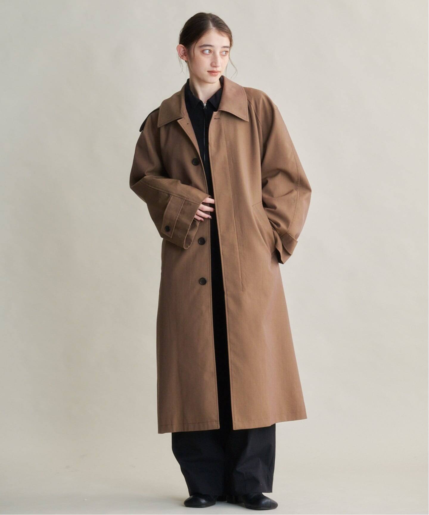 CLANE BULKY LINE STAIN COAT（ステンカラーコート）｜BOICE FROM