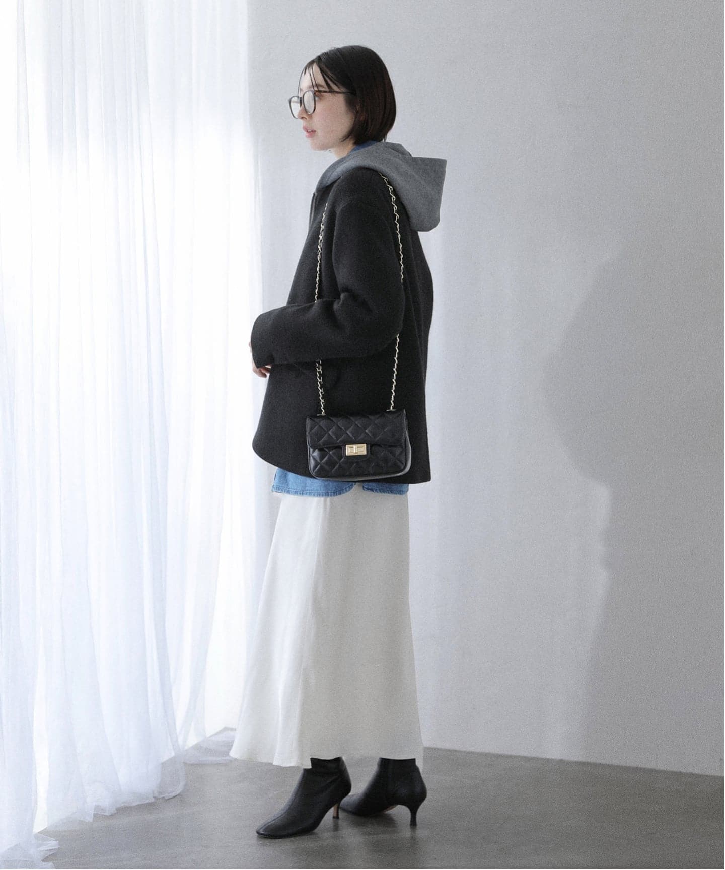 ノーカラーショートコート（ノーカラーコート）｜La Totalite（ラ