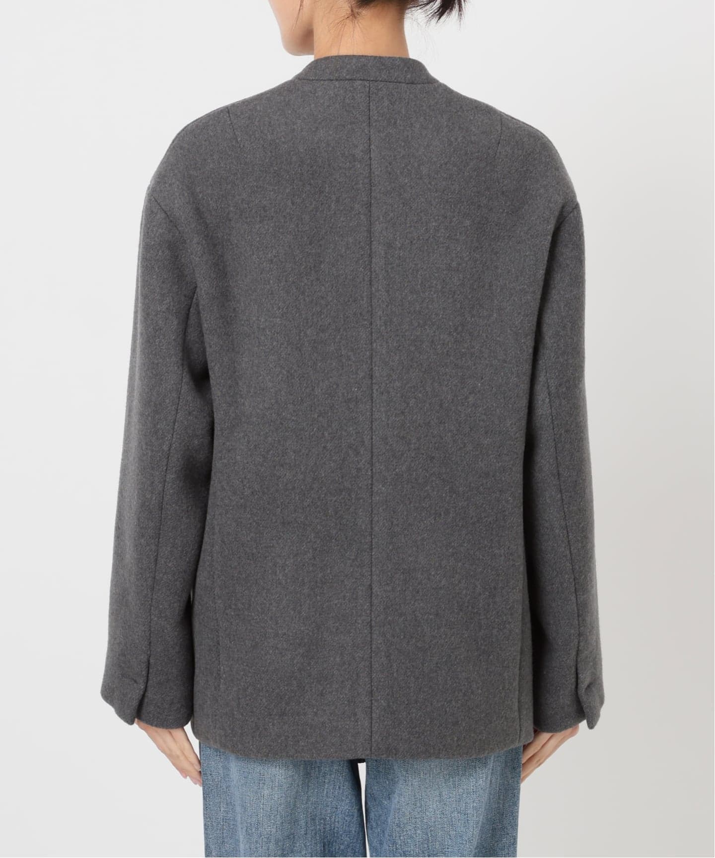 ノーカラーショートコート（ノーカラーコート）｜La Totalite（ラ