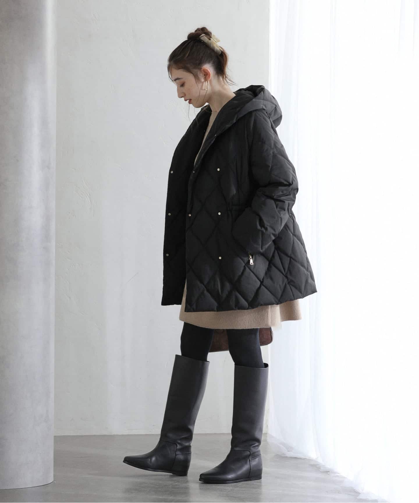 ダイヤステッチダウンコート（ダウンジャケット）｜La Totalite（ラ