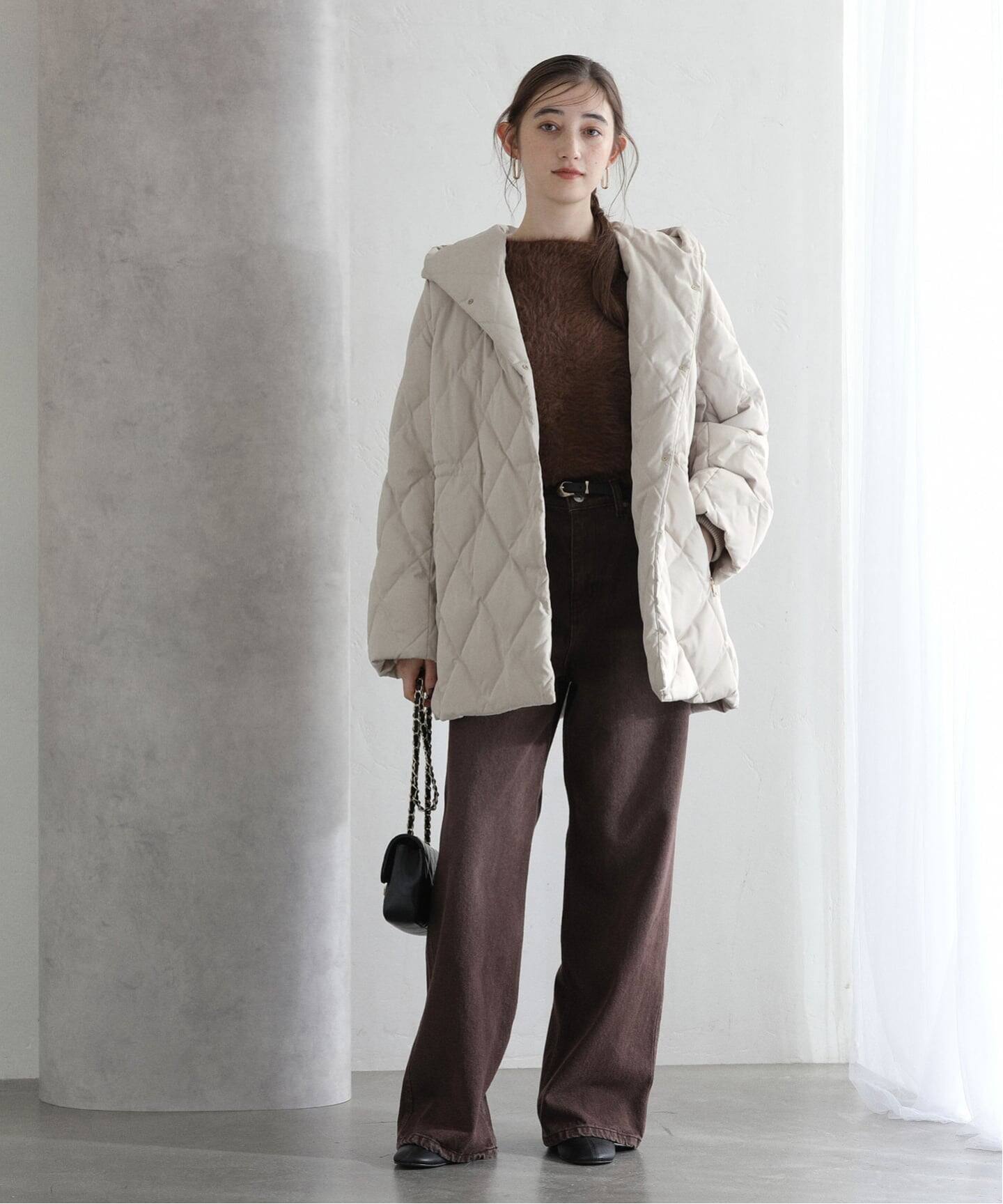 ダイヤステッチダウンコート（ダウンジャケット）｜La Totalite（ラ