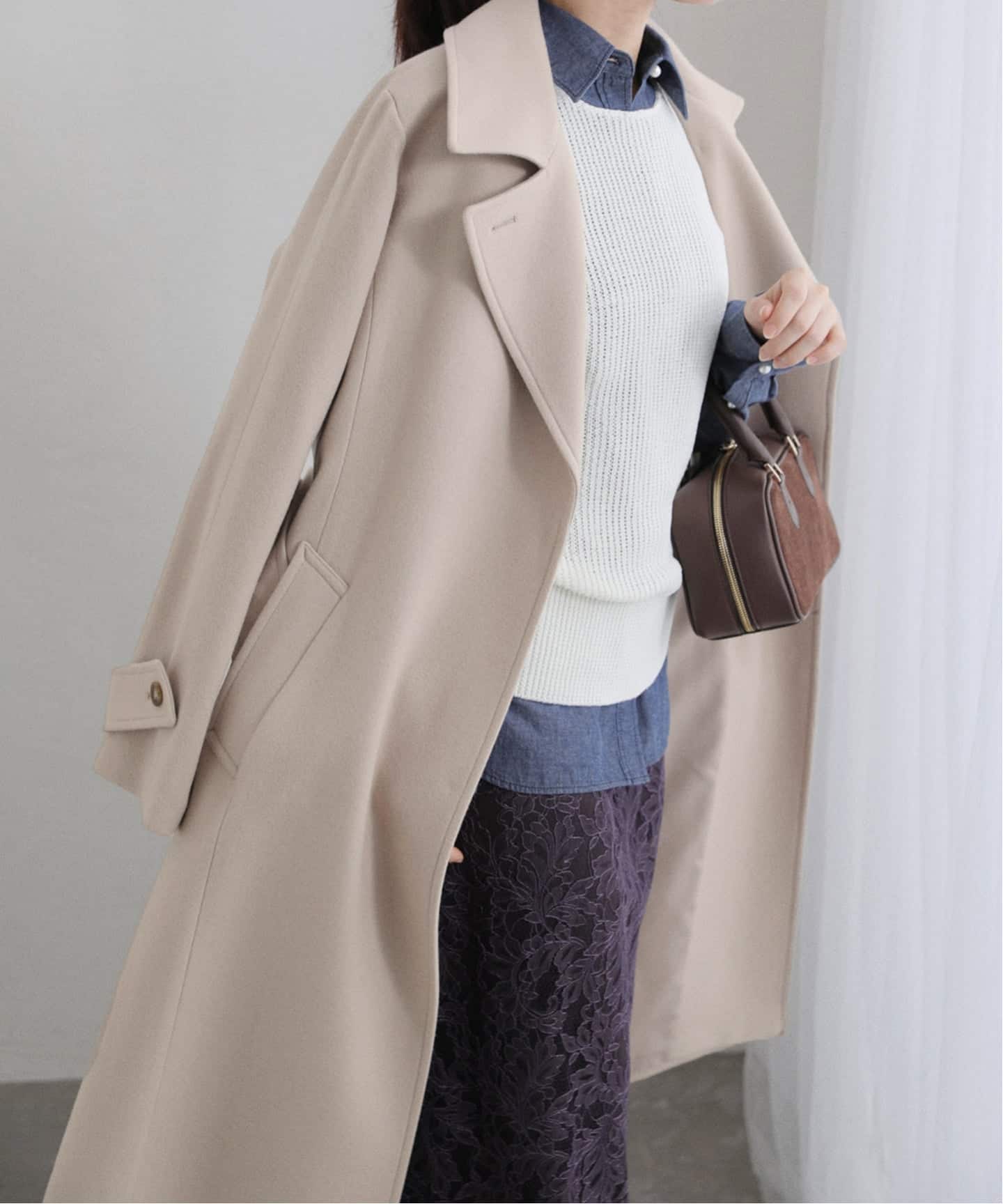 メルトンチェスターコート（チェスターコート）｜La Totalite（ラ