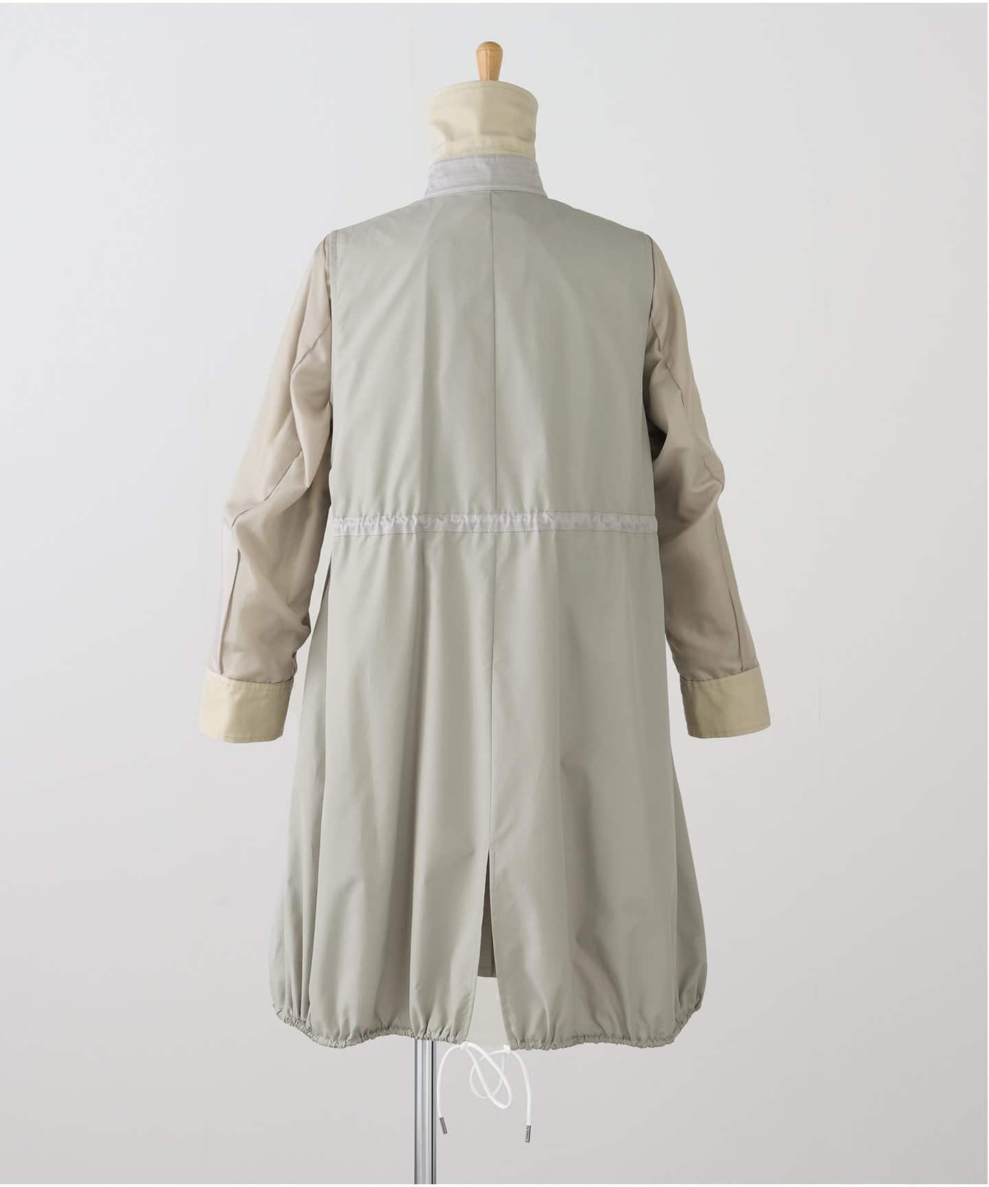 マルシェルテル MARECHELTERRE レイヤードコート MARECHAL TERRE/マルシャルテル】レイヤードトレンチコート