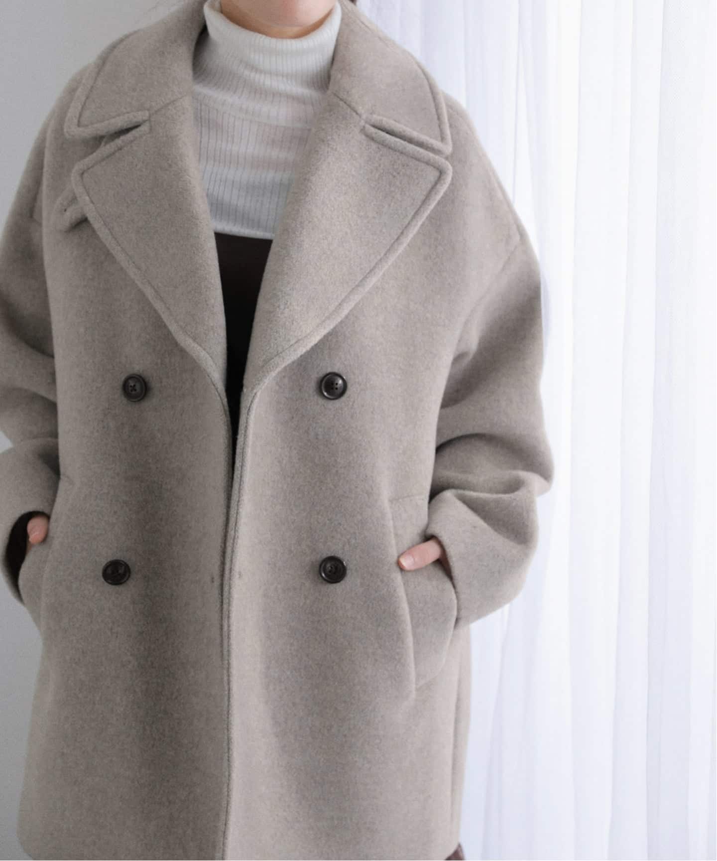 2024AW【TICCA】Pコート ベージュ セール】 ◇【TICCA】ピーコート （ピーコート）｜UNTITLED