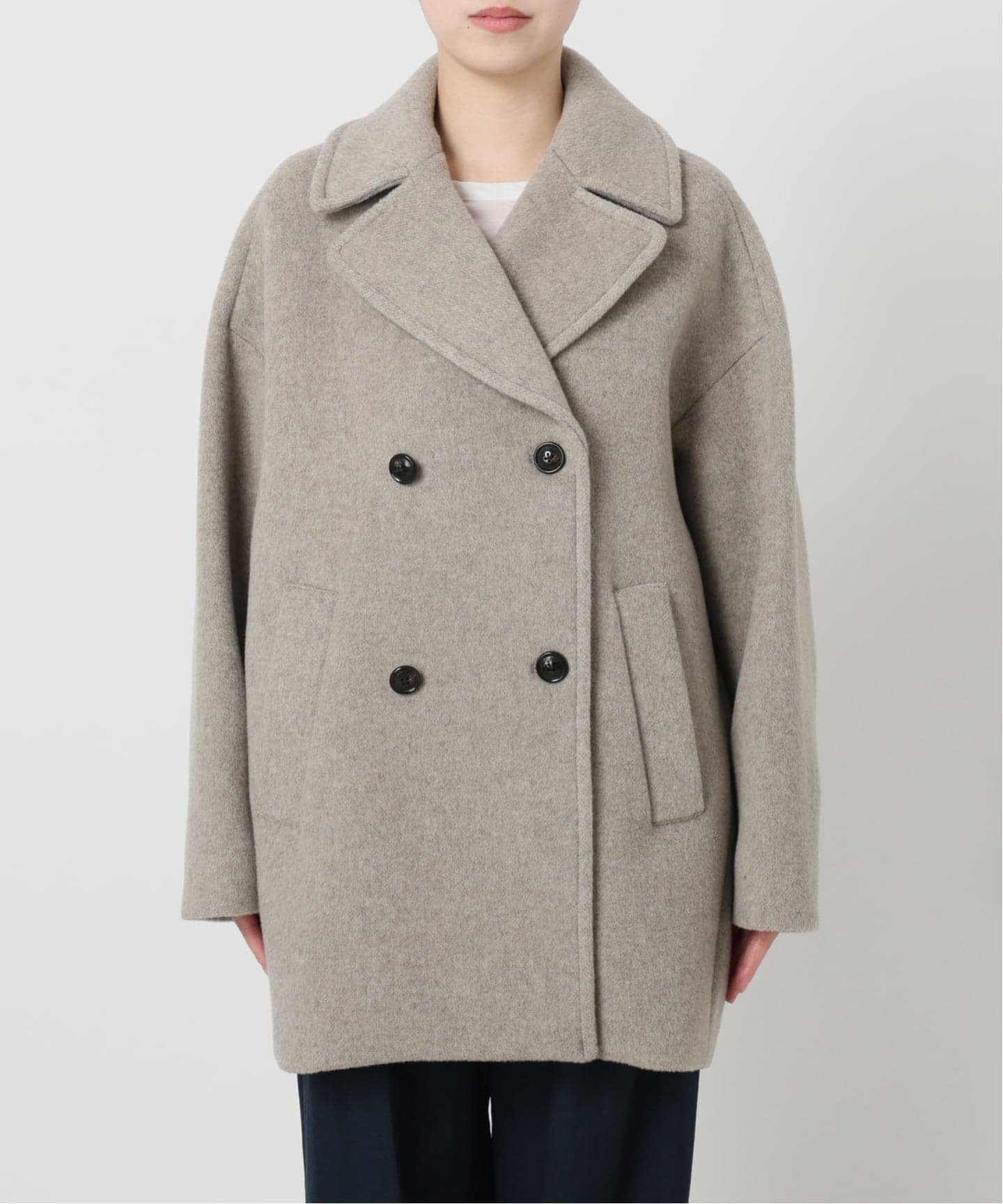 TICCA　ウールPコート　ベージュ TICCA】ピーコート（Pコート） | UNTITLED（アンタイトル