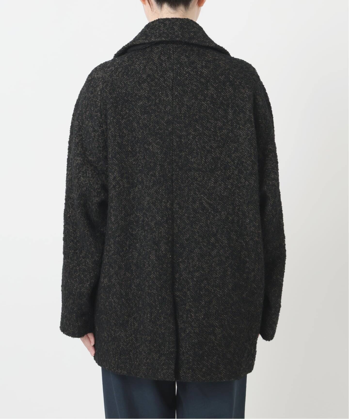 WEB限定》TICCA / ティッカ MIXツィード Pコート（ピーコート）｜La