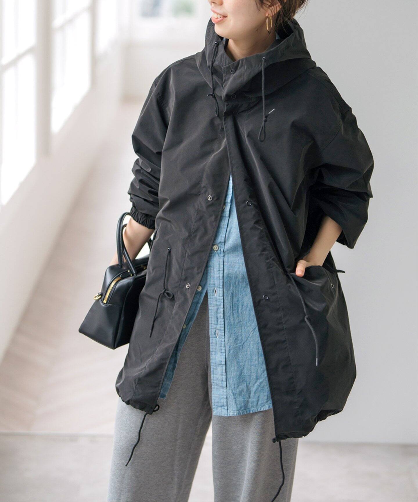 Spick & Span ポリエステルナイロン撥水スノーカモパーカーコート Spick & Span（スピックアンドスパン）の「P/Ny 撥水スノーカモ