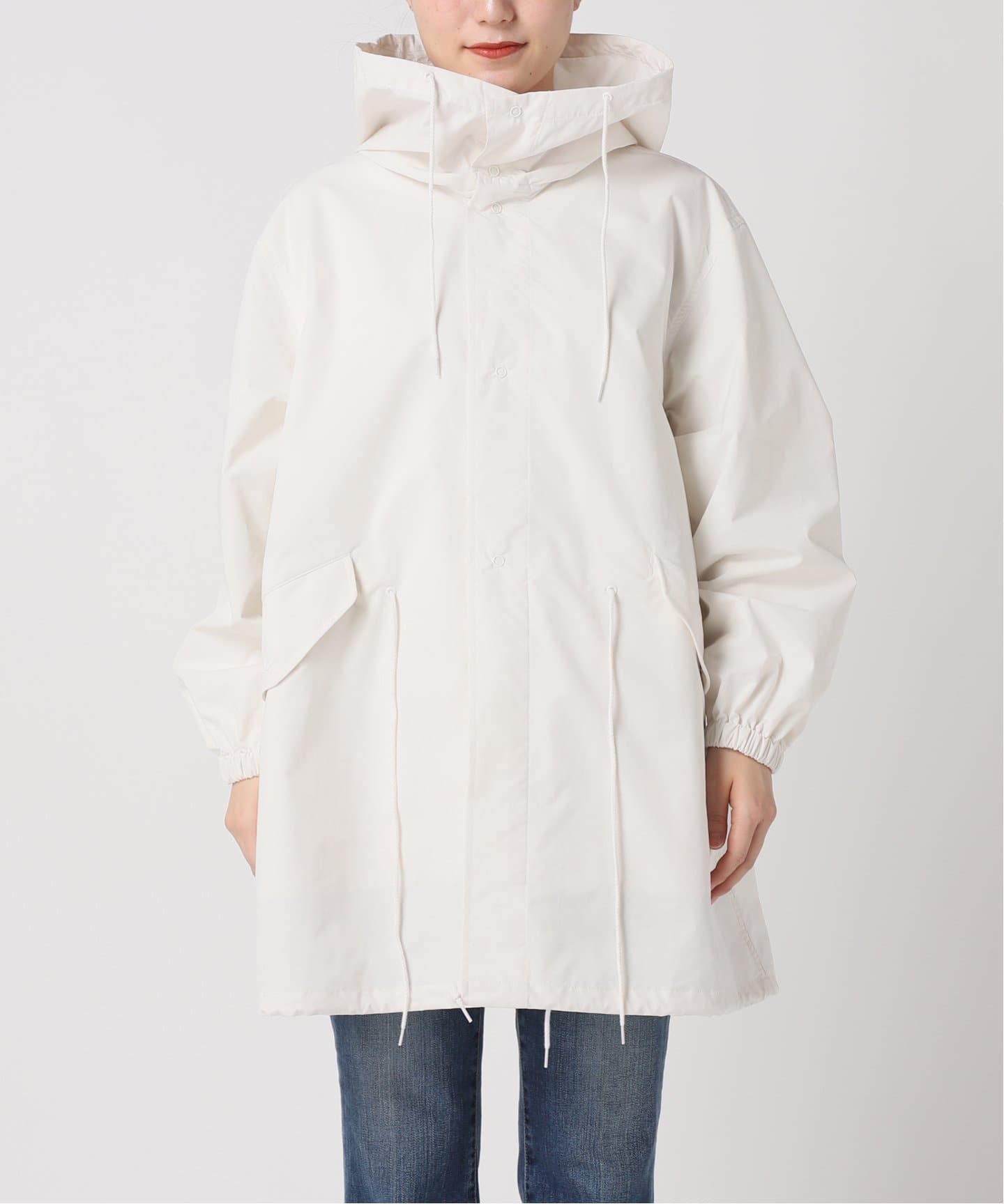 Spic&span 撥水スノーカモパーカーコート　ホワイト　38 追加》P/Ny 撥水スノーカモパーカーコート（ミリタリー）｜Spick