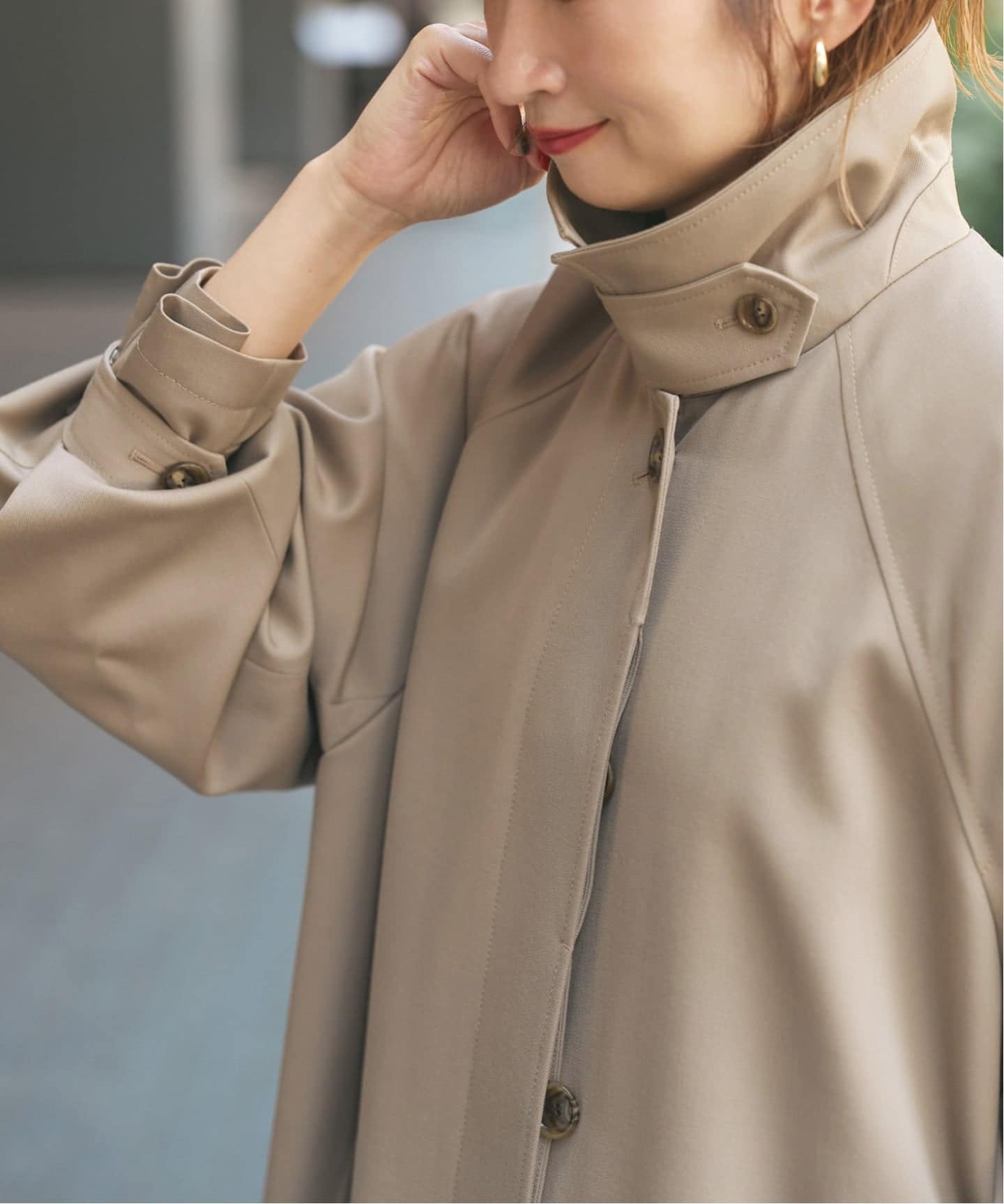 ステンカラーウールトレンチ（トレンチコート）｜Spick and Span