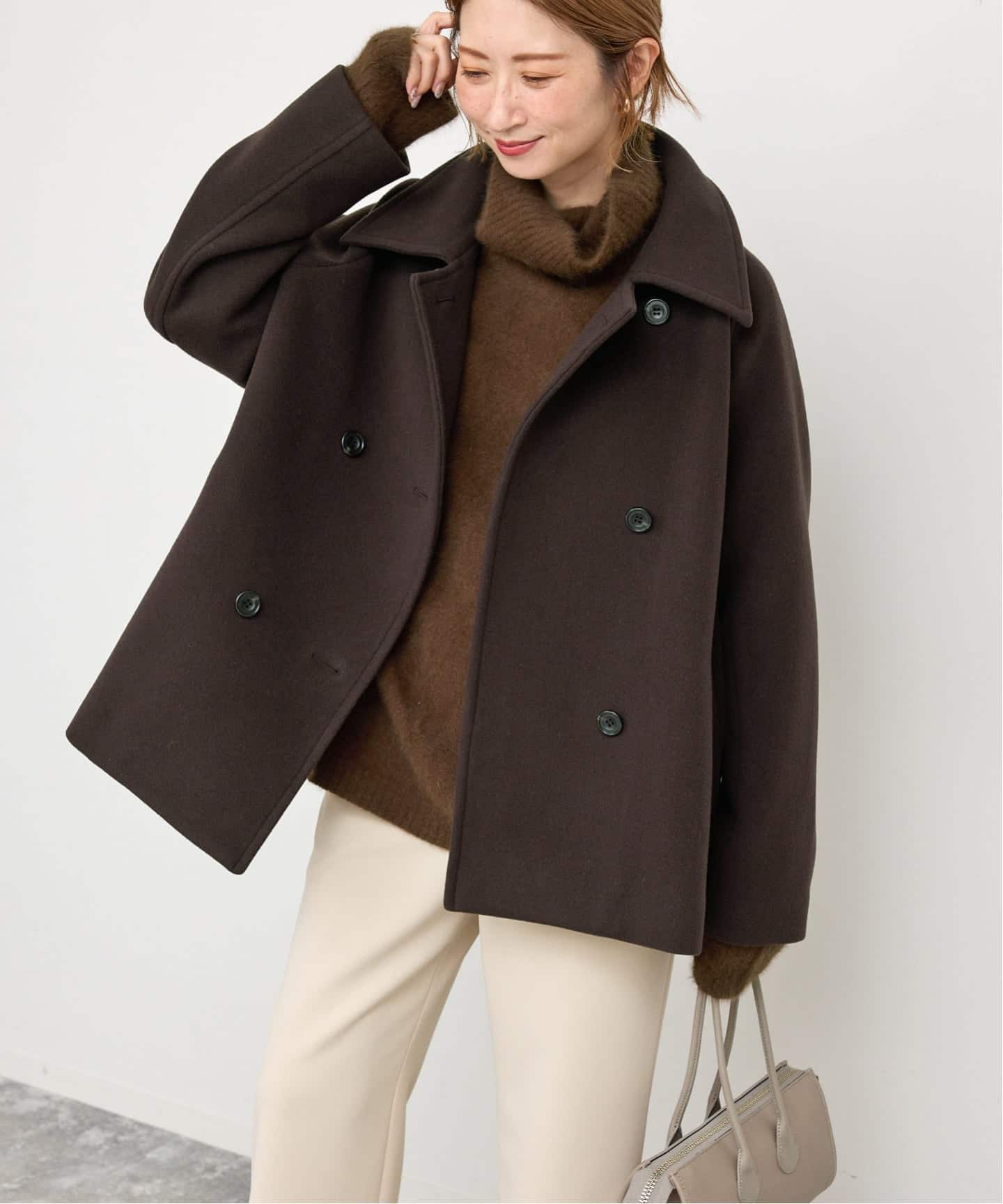 Spick&Span テーラードカラーショートコート Spick & Span（スピックアンドスパン）の「テーラードカラー