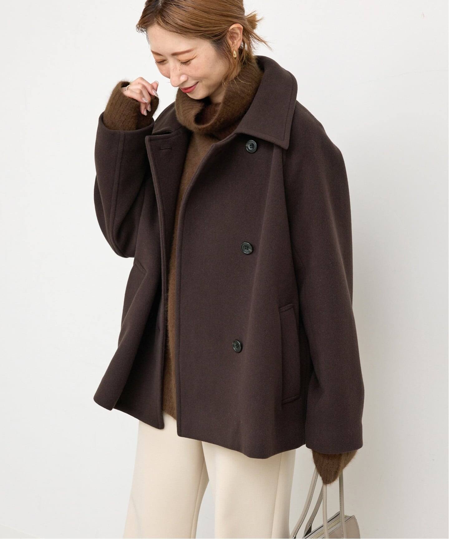 S160スタンドカラーショートコート（その他ブルゾン／アウター