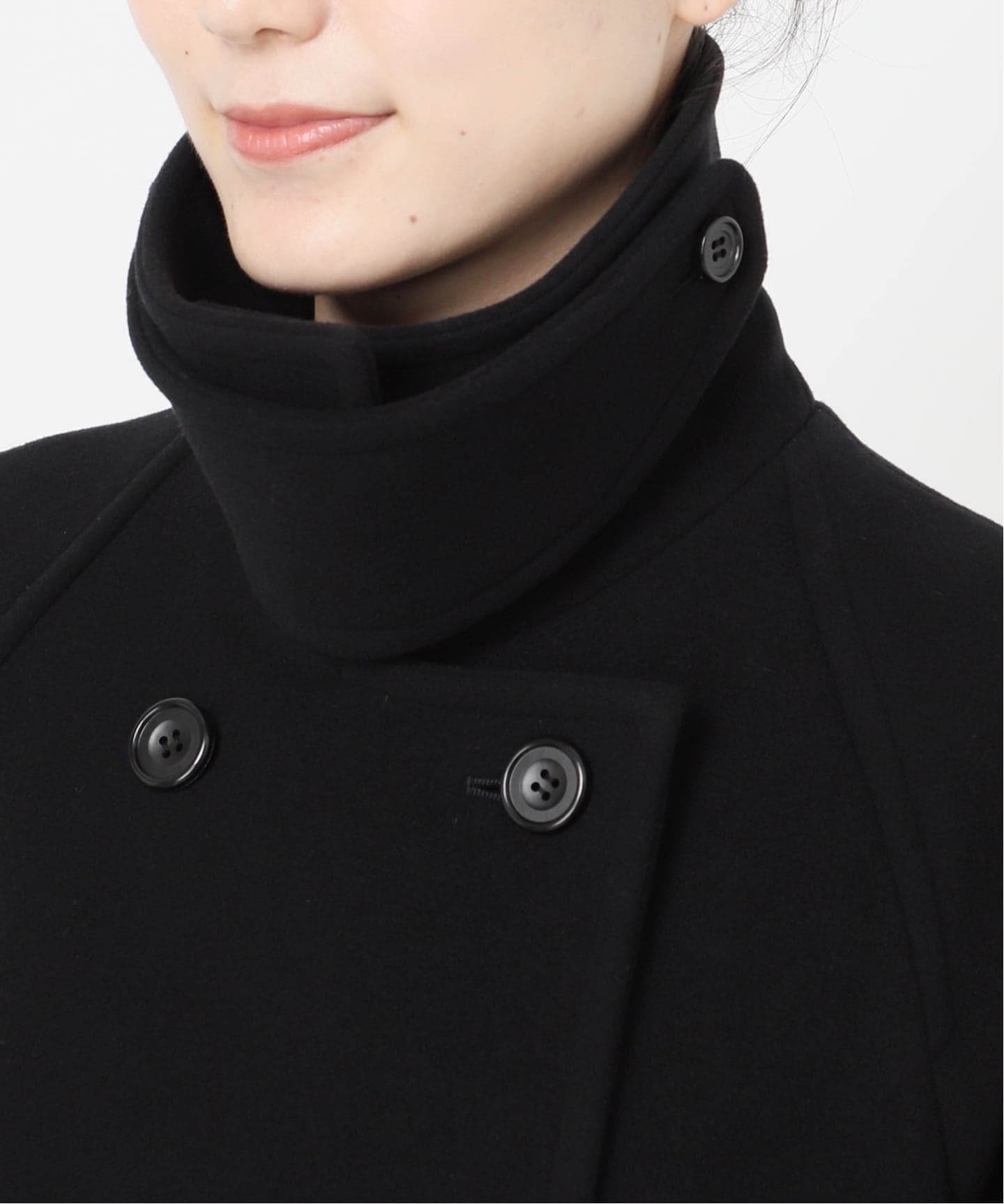 S160 スタンドカラーショートコート　36 S160スタンドカラーショートコート | スピック＆スパン(Spick and Span