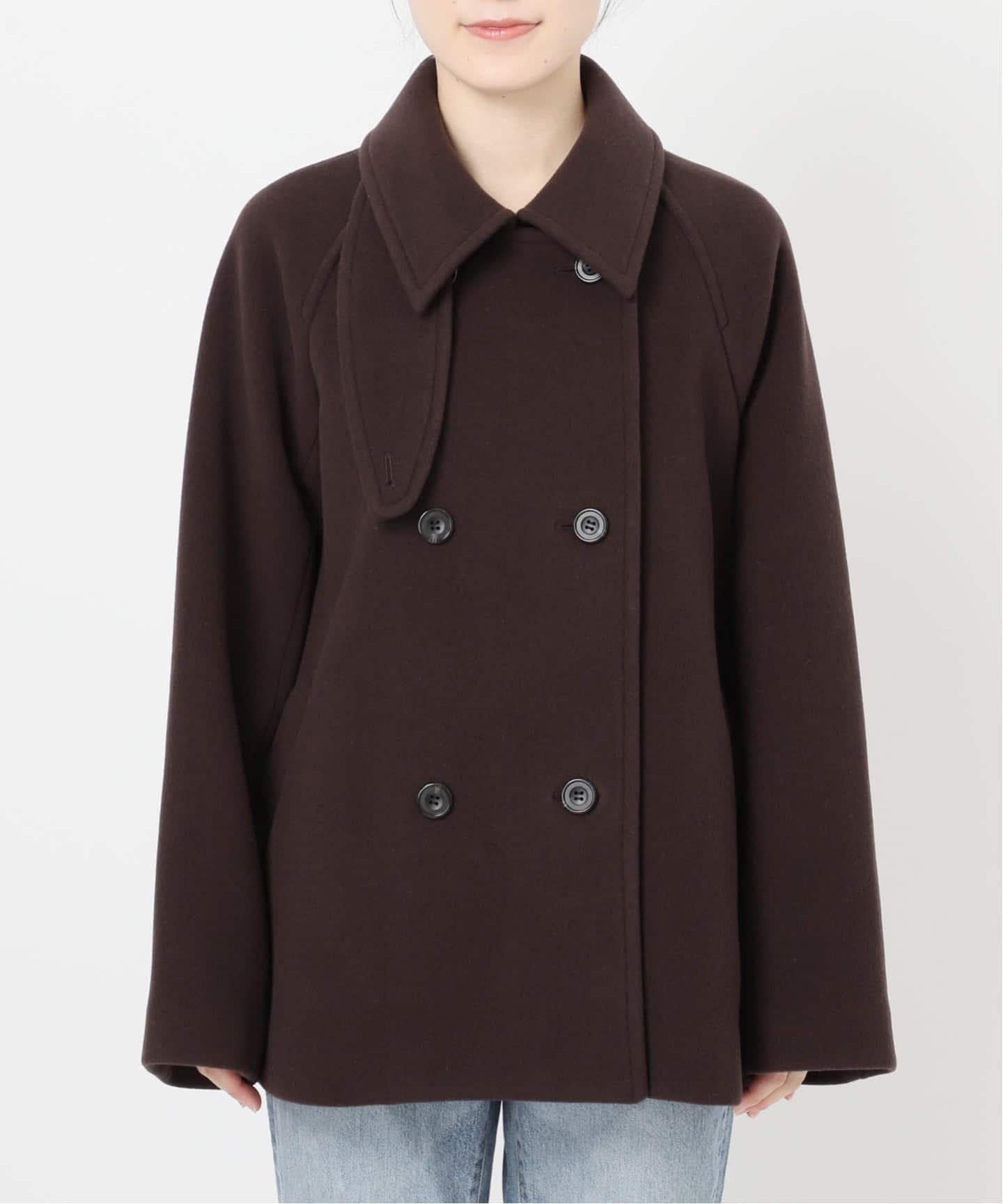 S160スタンドカラーショートコート（その他ブルゾン／アウター