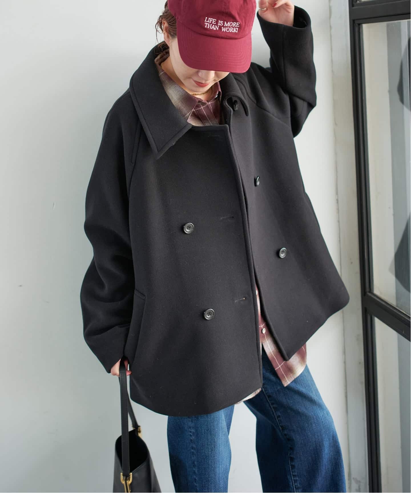 追加》S160スタンドカラーショートコート（その他ブルゾン／アウター