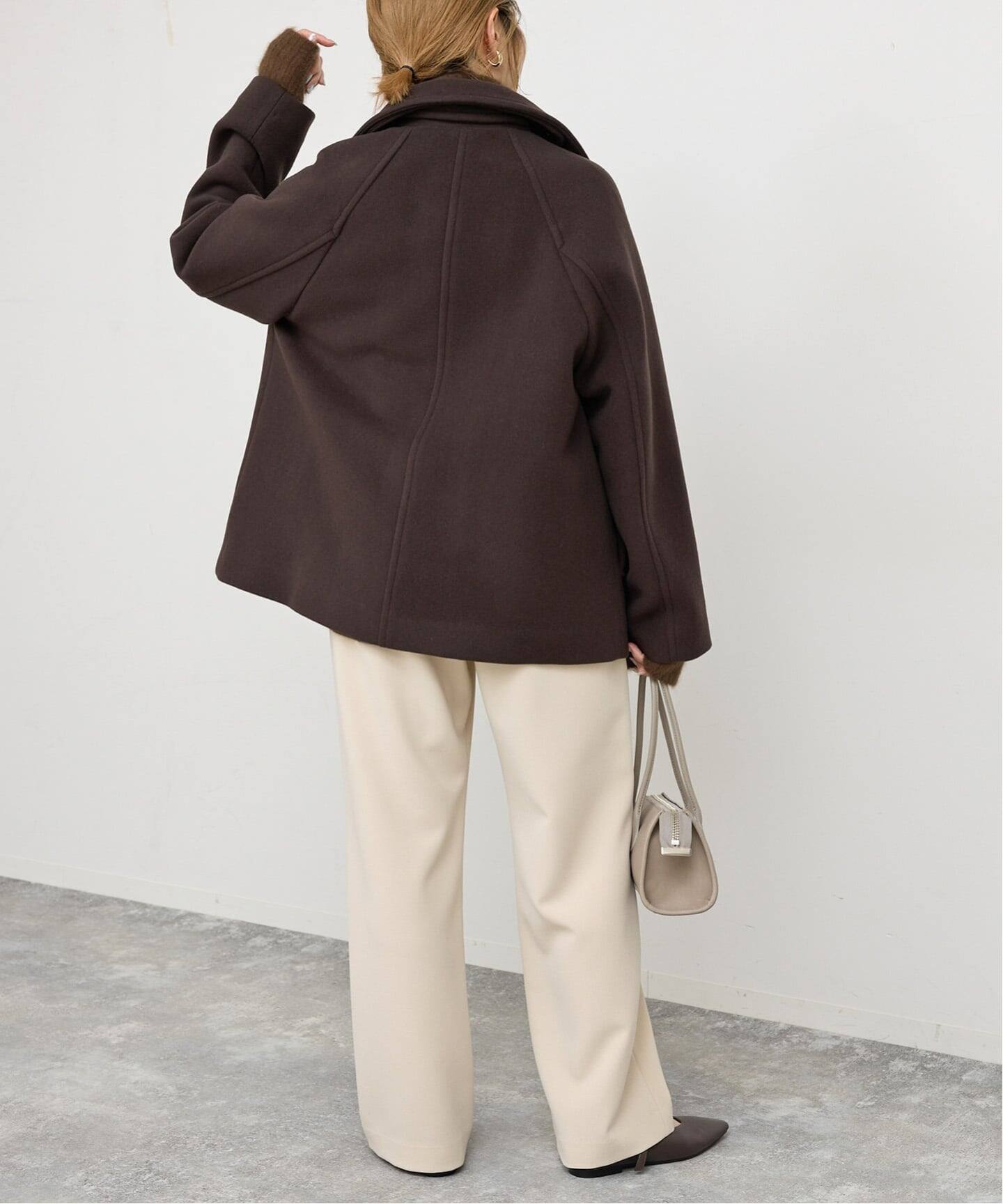 追加》S160スタンドカラーショートコート（その他ブルゾン／アウター