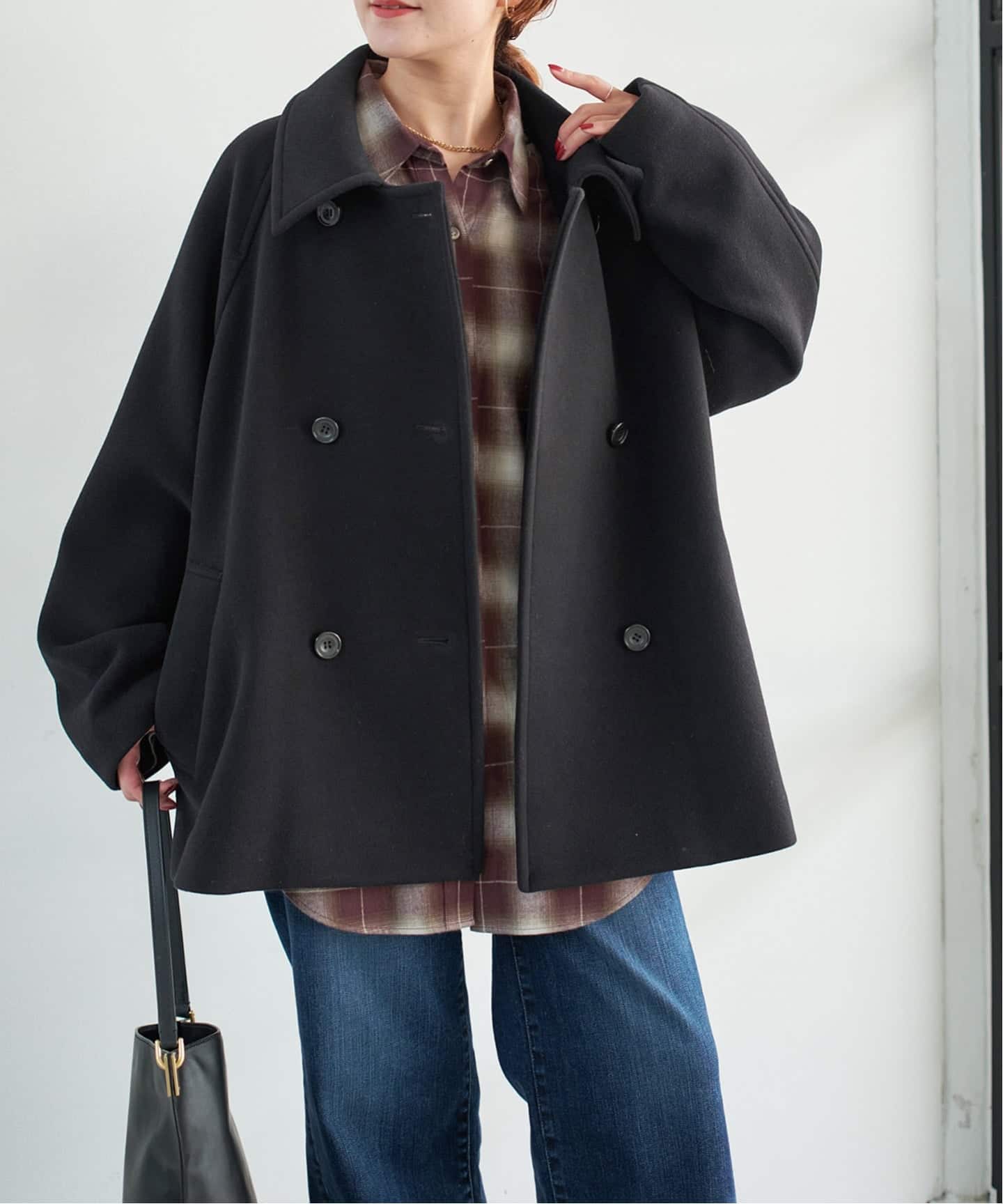 追加3予約》S160スタンドカラーショートコート（その他ブルゾン