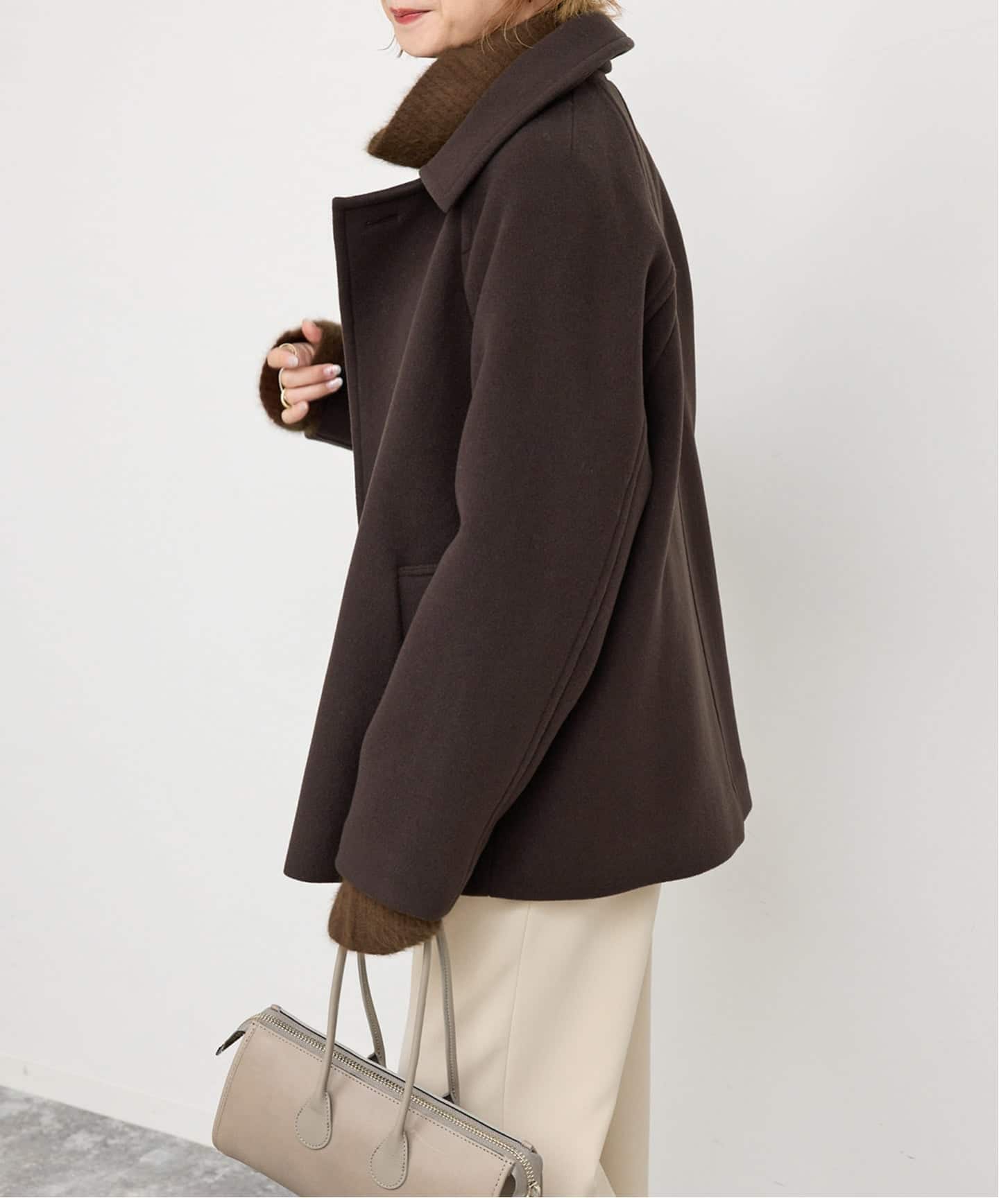 追加3予約》S160スタンドカラーショートコート（その他ブルゾン