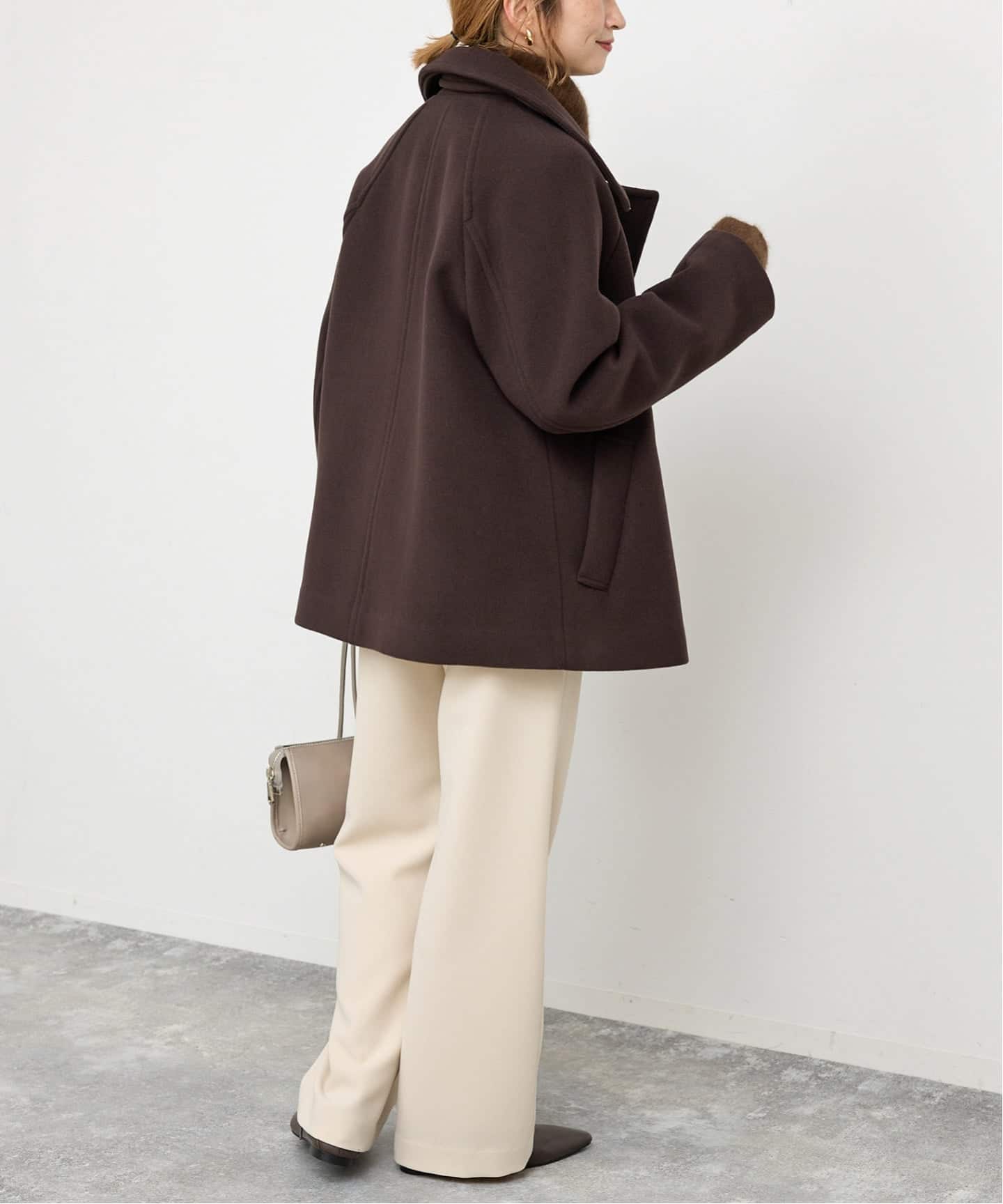 追加3予約》S160スタンドカラーショートコート（その他ブルゾン