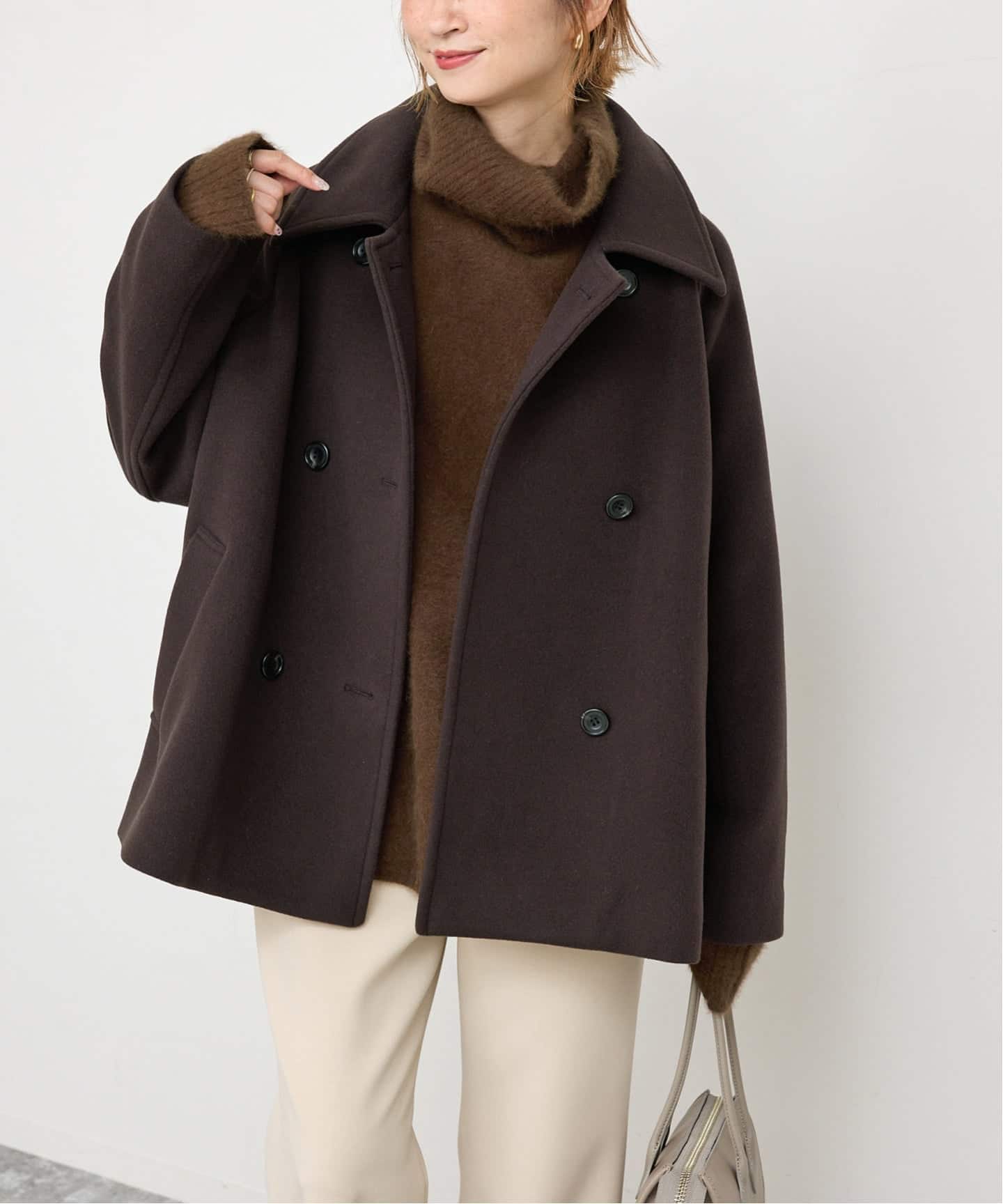 スピック＆スパン　S160スタンドカラーショートコート 追加3予約》S160スタンドカラーショートコート（その他ブルゾン