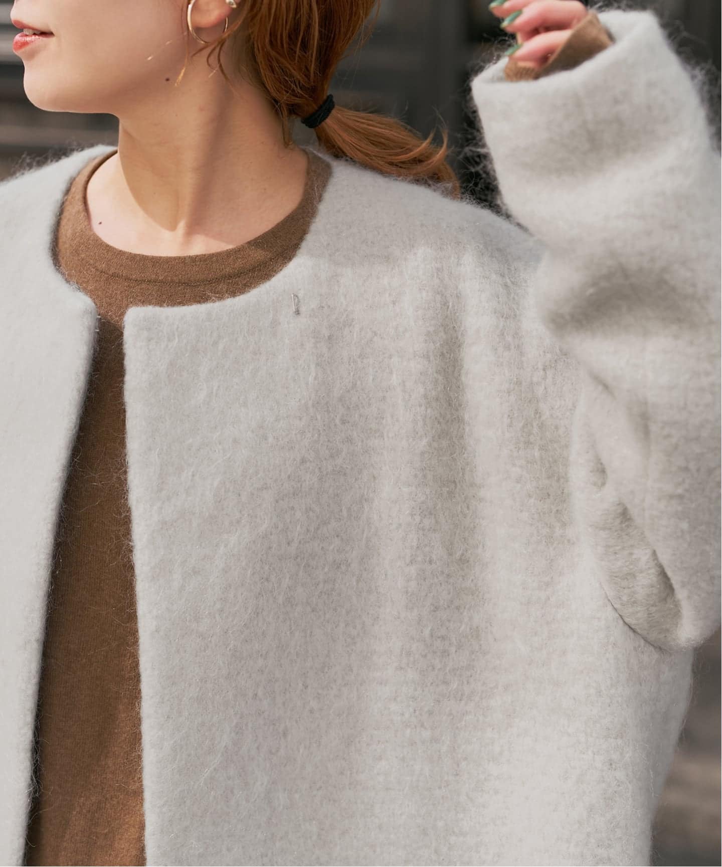 予約》シャギーコクーンコート（その他ブルゾン／アウター）｜Spick