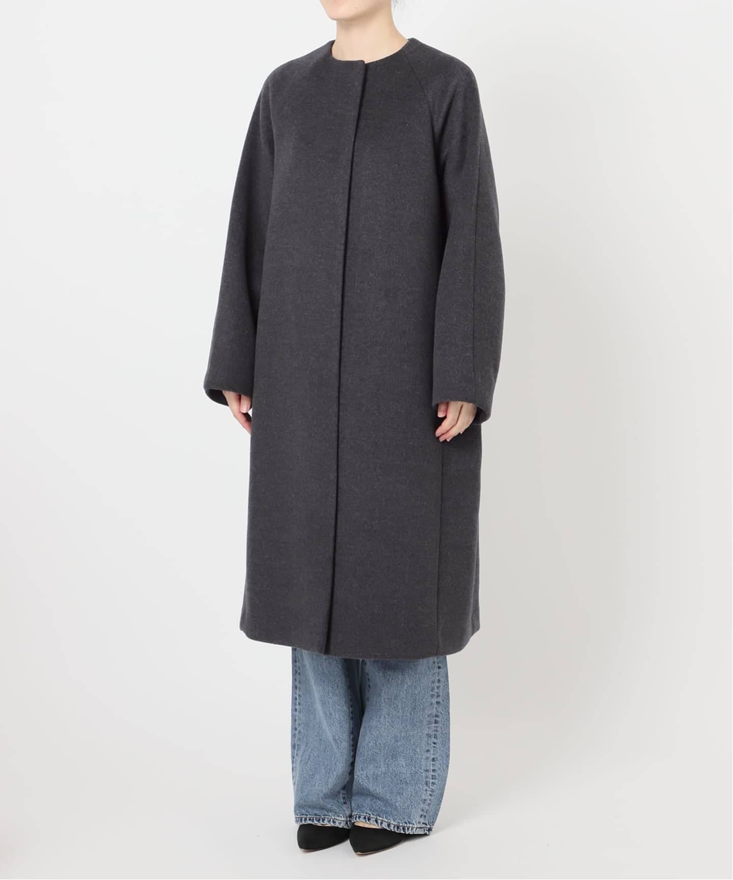 Spick and span ビーバーノーカラージップコート Spick & Span（スピックアンドスパン）の「ビーバーノーカラー