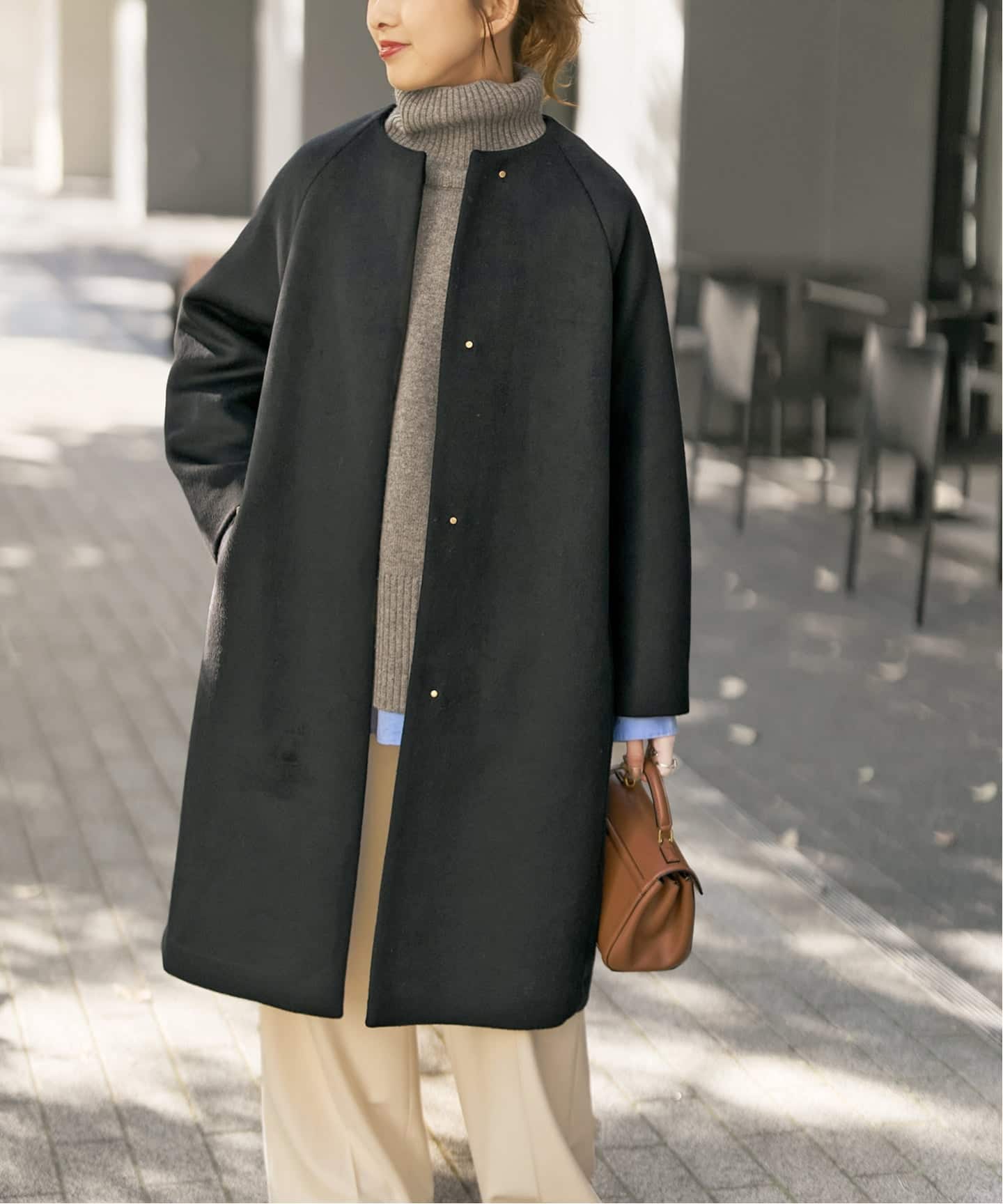 追加》S160ビーバーノーカラーコート（ノーカラーコート）｜Spick and