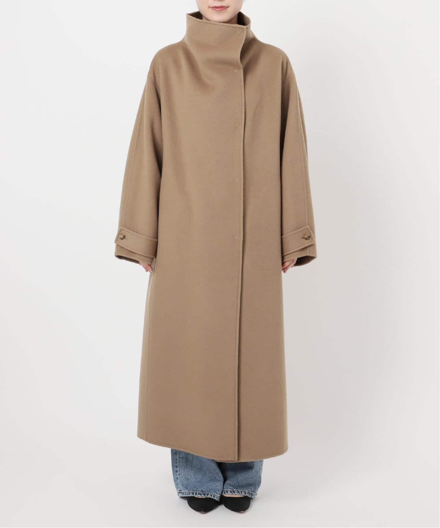 WEB限定 / 追加2予約》ビーバーニュアンスカラーオーバーコート（ノー