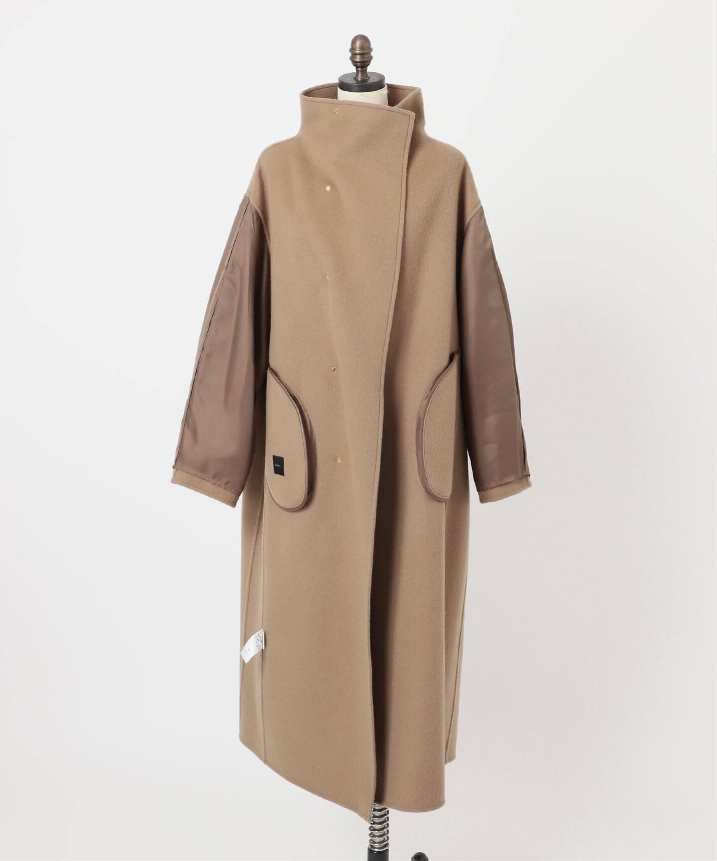 WEB限定 / 追加2予約》ビーバーニュアンスカラーオーバーコート（ノー