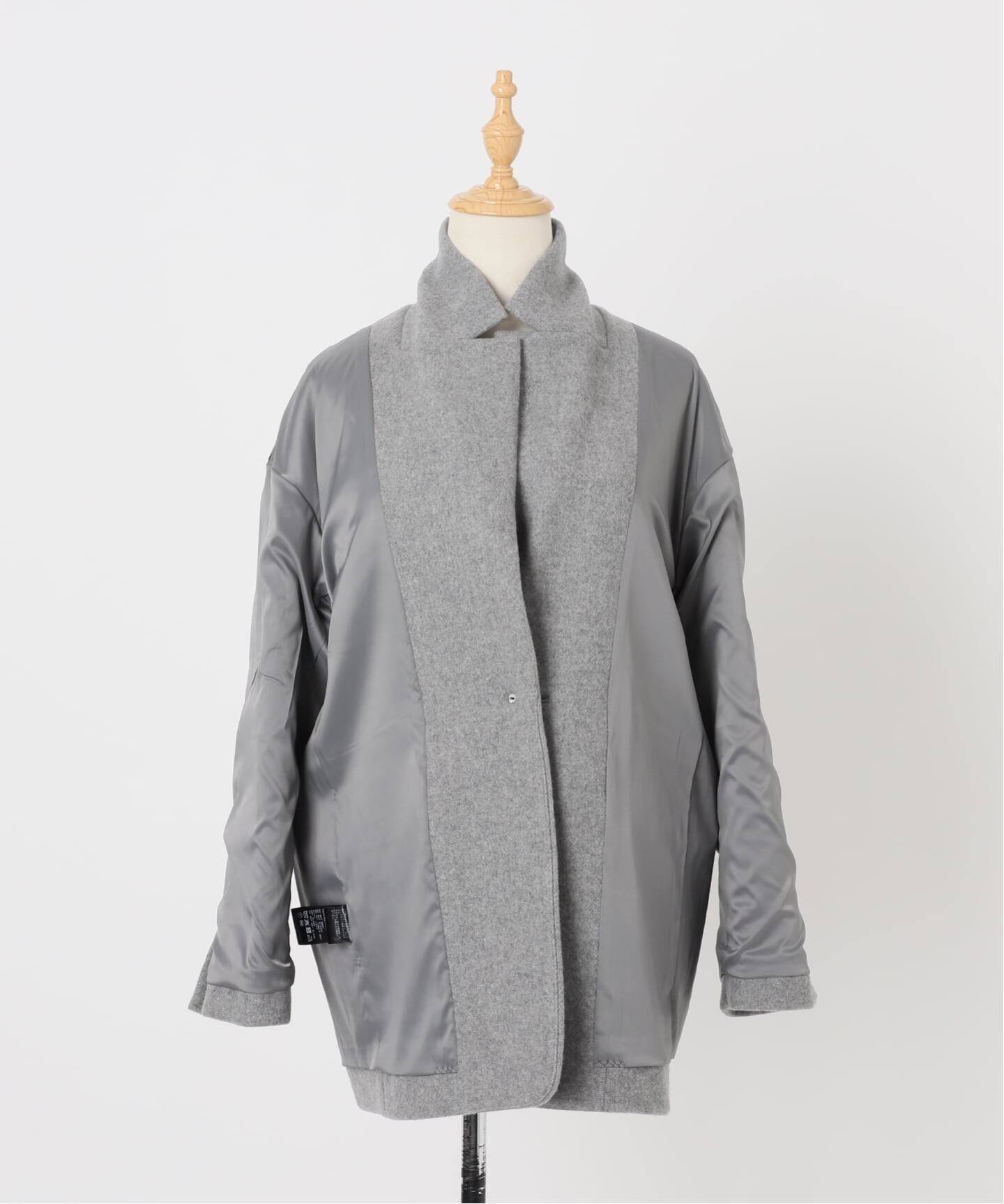 Spick & Span W/Nyモッサジャケットライクコート 38 Spick & Span - 22AW Spick&Span W/Nyモッサジャケットライク