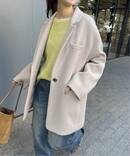 【完全受注生産】SO ラムウールモッサジャケットライクコート