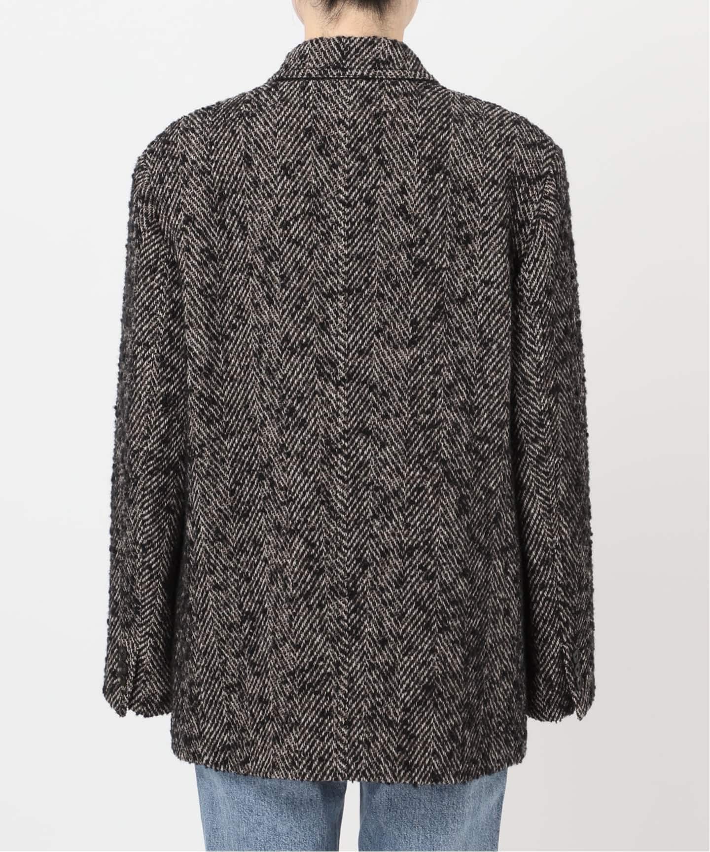 ヘリンボンツイードジャコット（その他ブルゾン／アウター）｜Spick