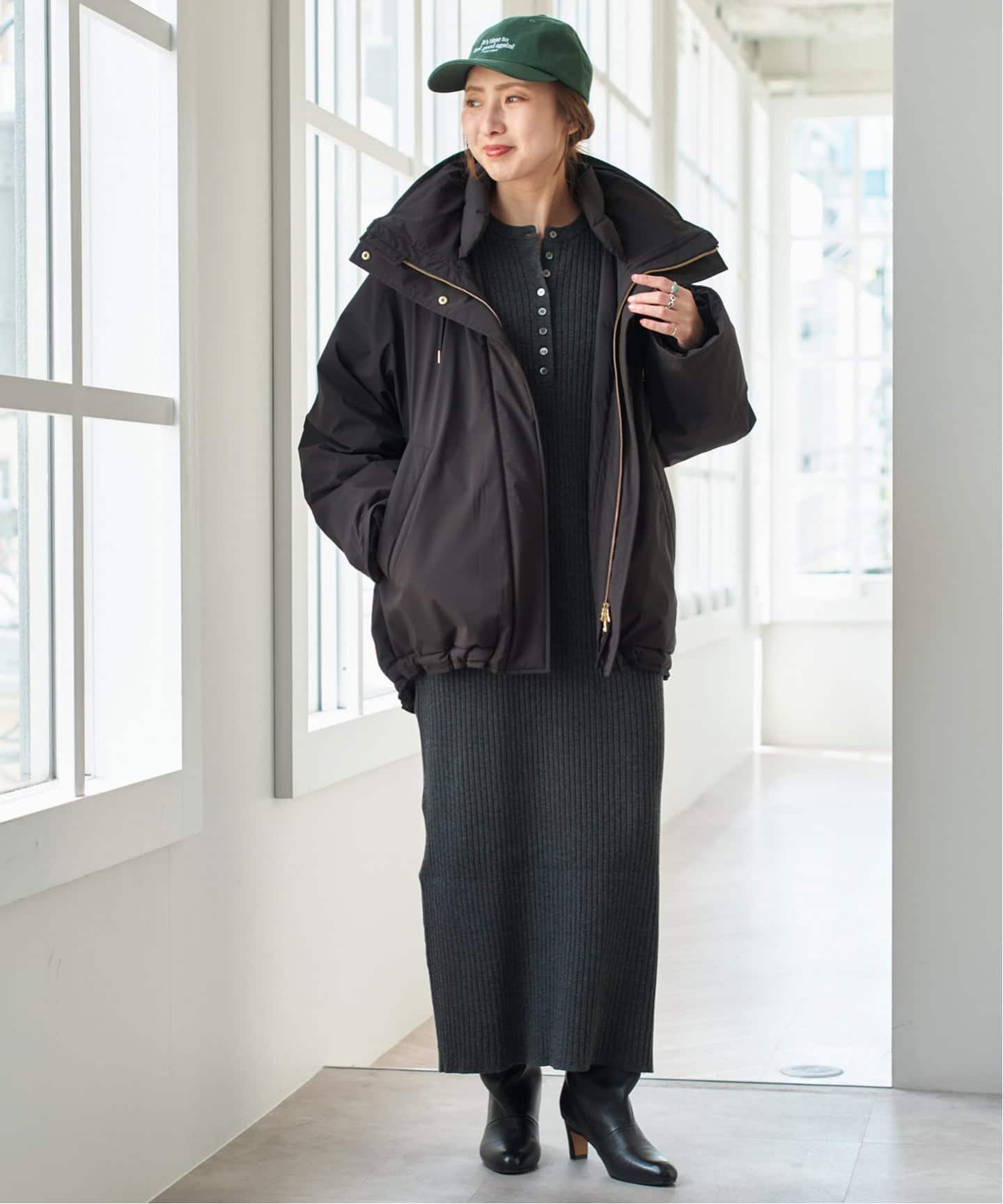 2WAY撥水ダウンハーフコート（ダウン・中綿ベスト）｜Spick and Span