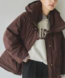 《予約》2WAY撥水ダウンハーフコート