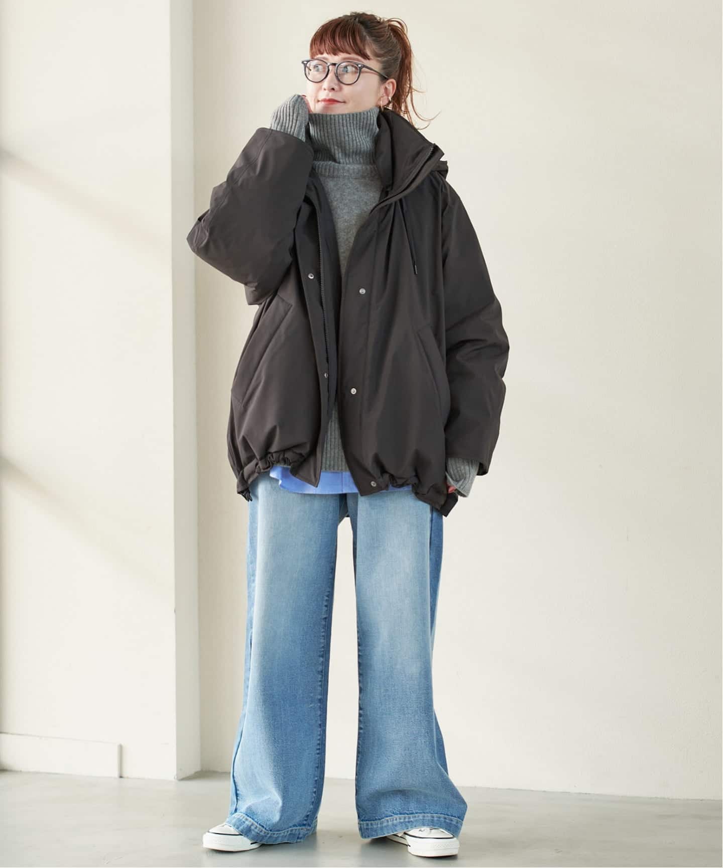 Spick&span 2WAY撥水ダウンハーフコート　36 ブラウン Spick & Span｜《追加》2WAY撥水ダウンハーフコート | Rakuten Fashion