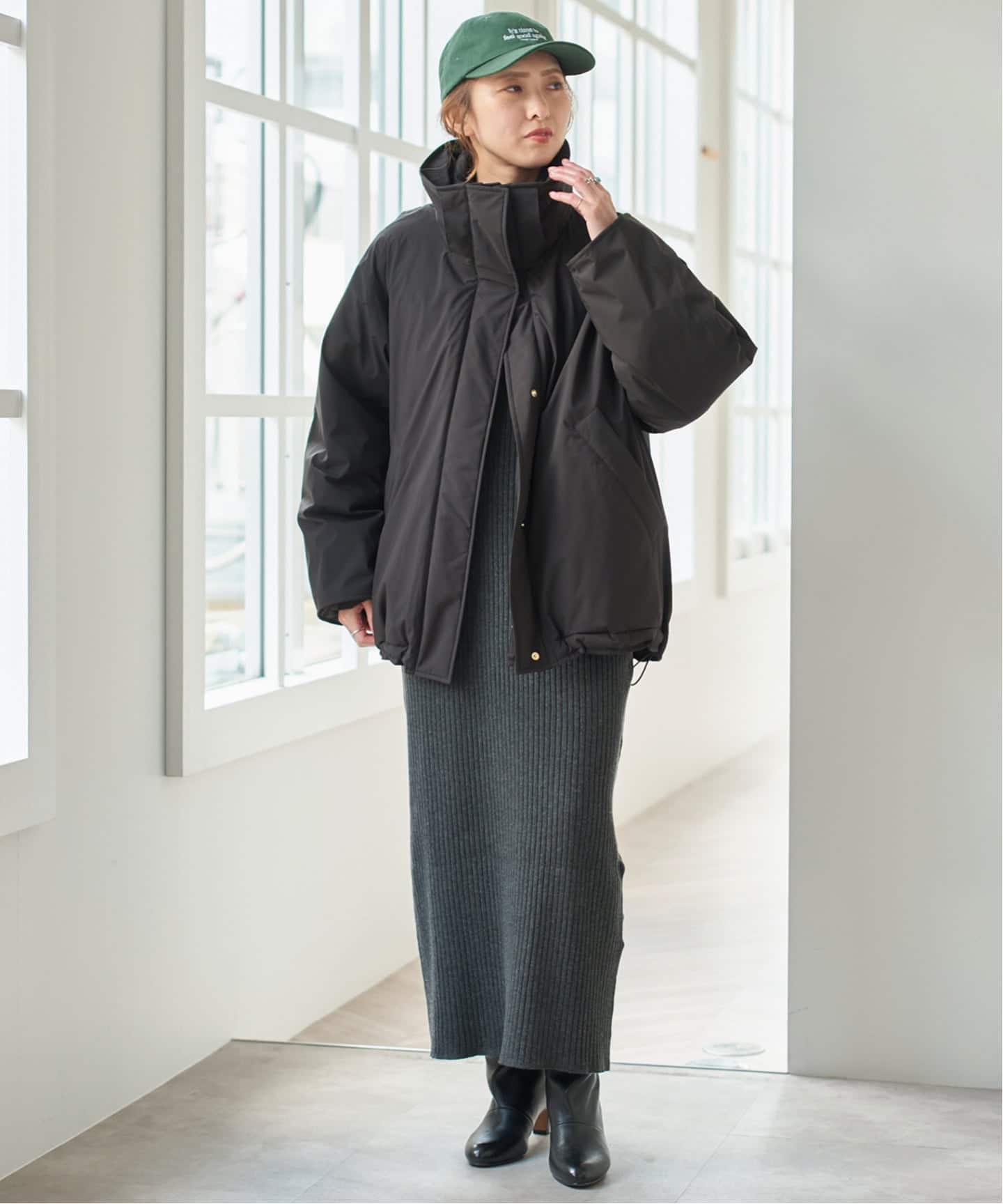 追加》2WAY撥水ダウンハーフコート（ダウン・中綿ベスト）｜Spick and