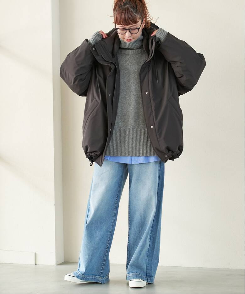 追加》2WAY撥水ダウンハーフコート（ダウン・中綿ベスト）｜Spick 