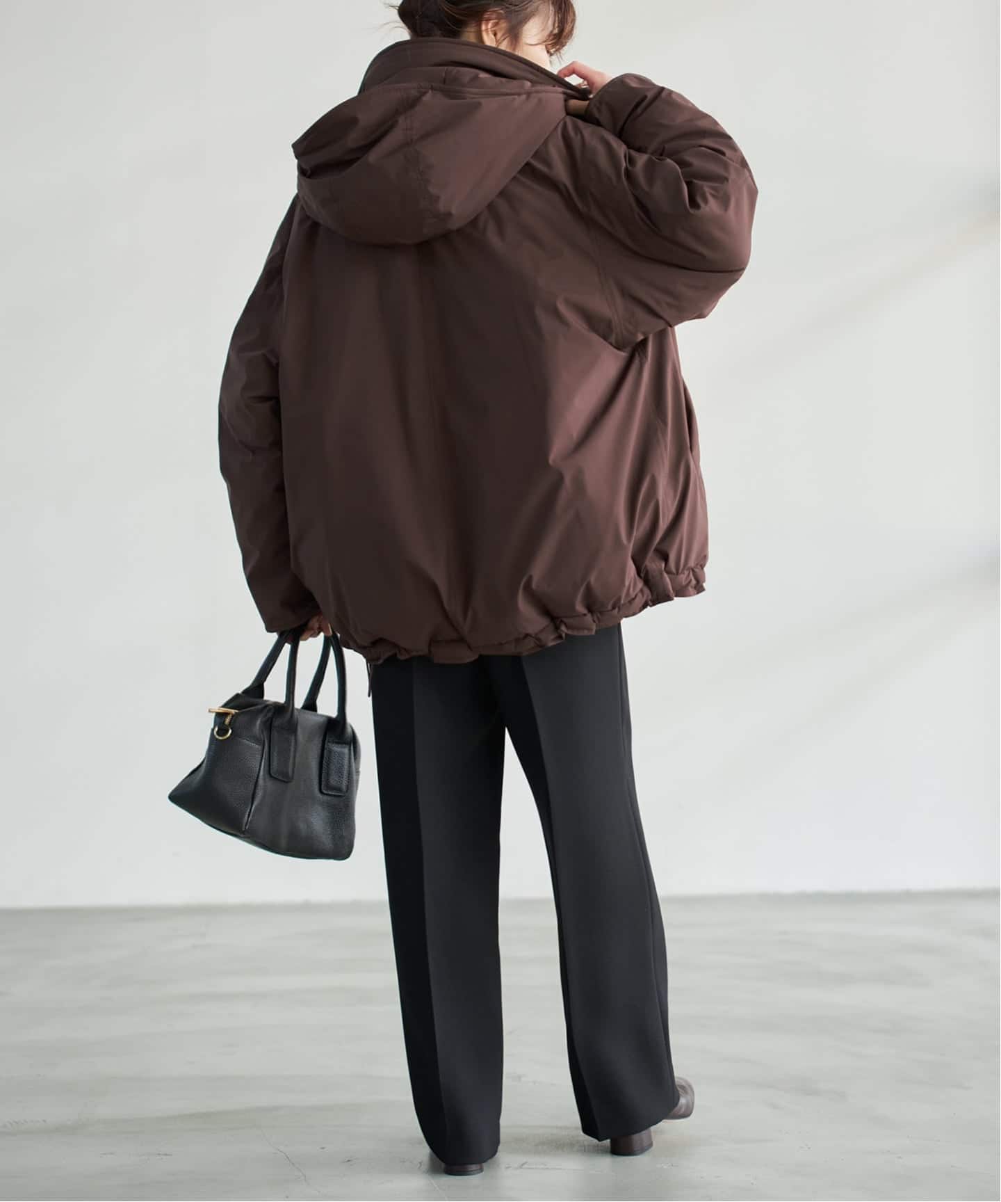 BAYCREW'S 2￼WAY撥水ダウンハーフコート ブラック サイズ36 追加》2WAY撥水ダウンハーフコート（ダウン・中綿ベスト）｜Spick and