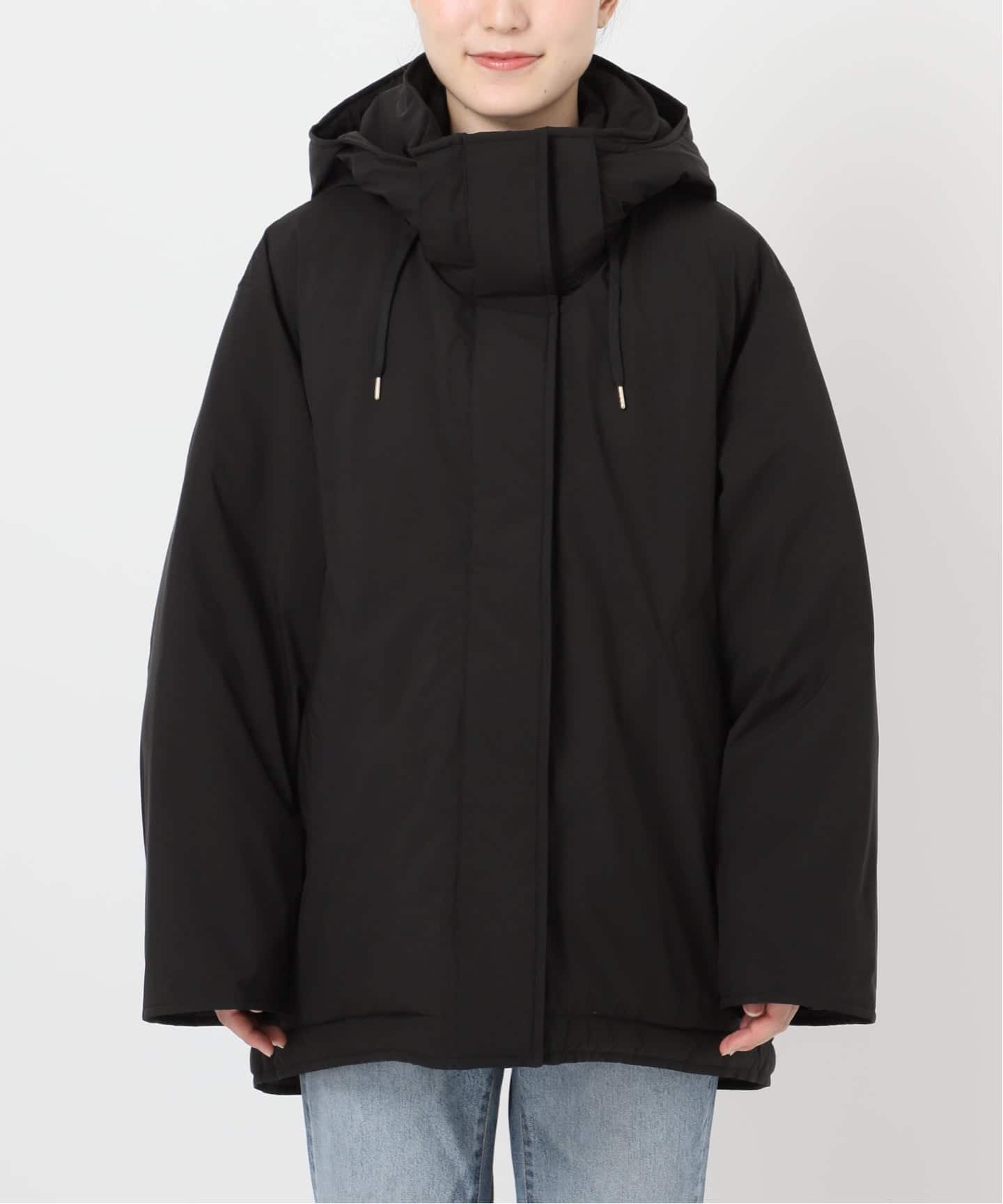 Spick and span 2WAY撥水ダウンハーフコート　ブラック　36 追加》2WAY撥水ダウンハーフコート（ダウン・中綿ベスト）｜Spick and