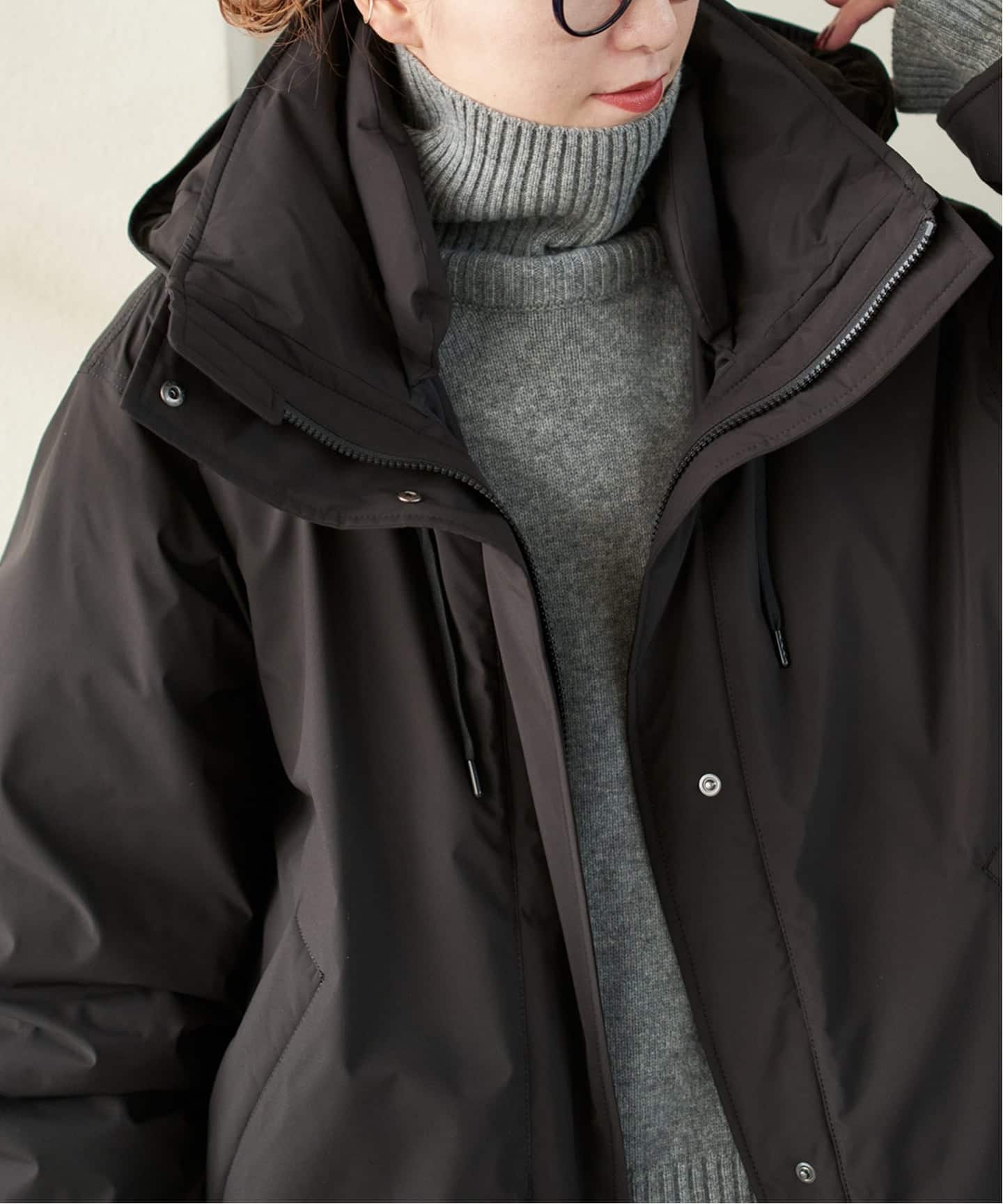 追加2》2WAY撥水ダウンハーフコート（ダウン・中綿ベスト）｜Spick and