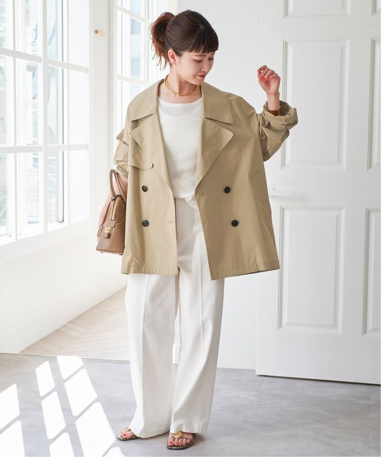 WEB限定追加》C/Pミドル丈トレンチコート（トレンチコート）｜Spick 