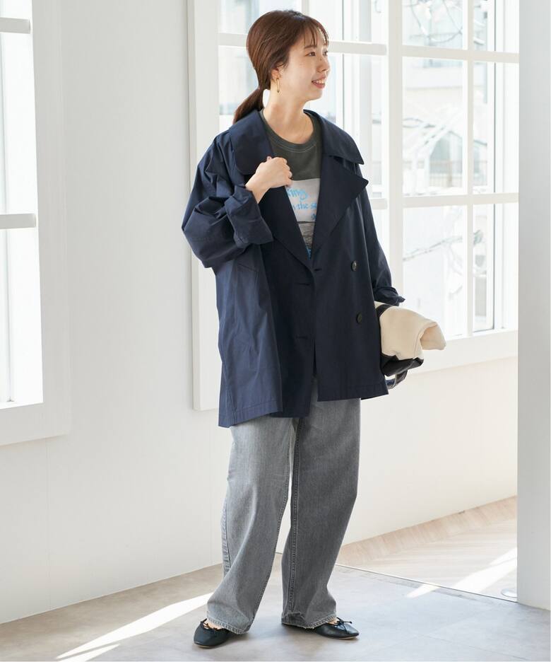 WEB限定追加》C/Pミドル丈トレンチコート（トレンチコート）｜Spick 