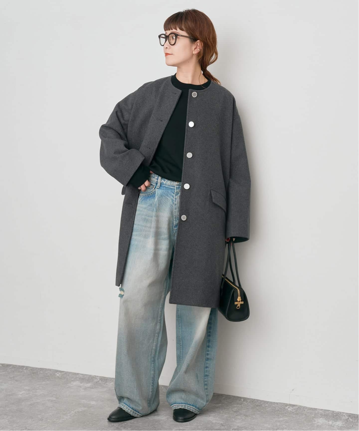 TRADITIONAL WEATHERWEAR / 別注LINTON N/C*（ノーカラーコート