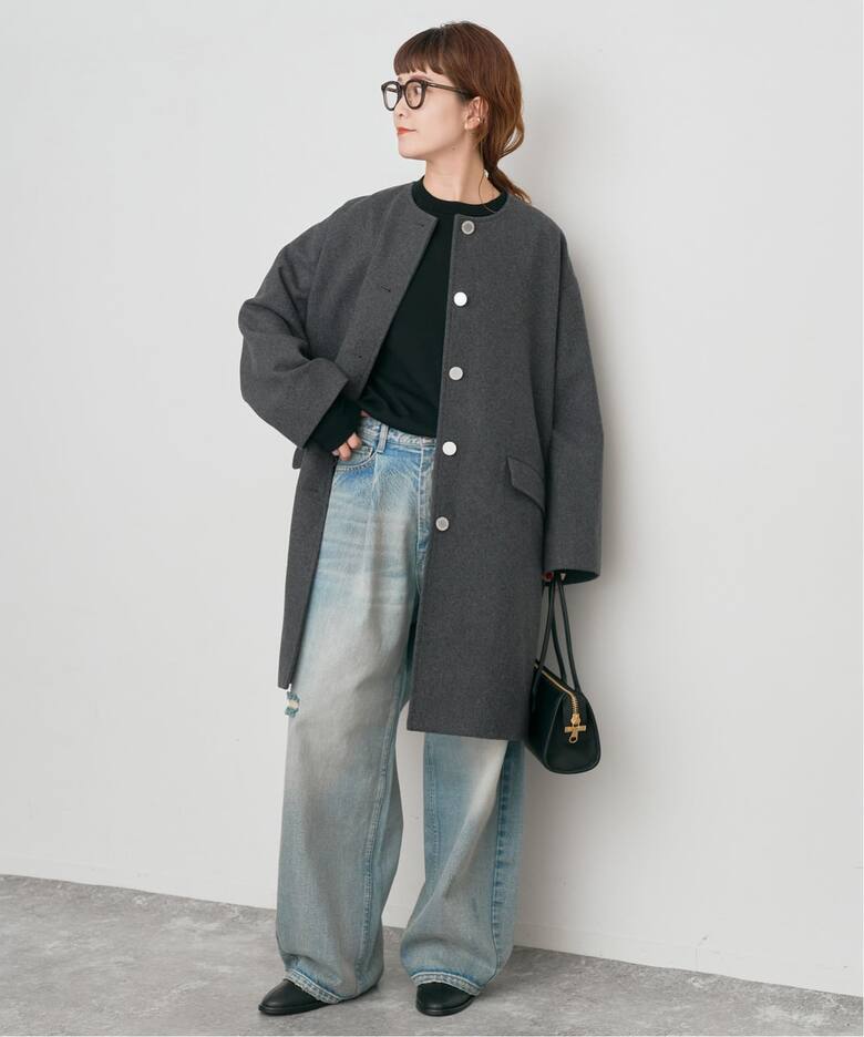 TRADITIONAL WEATHERWEAR / 別注LINTON N/C*（ノーカラーコート 