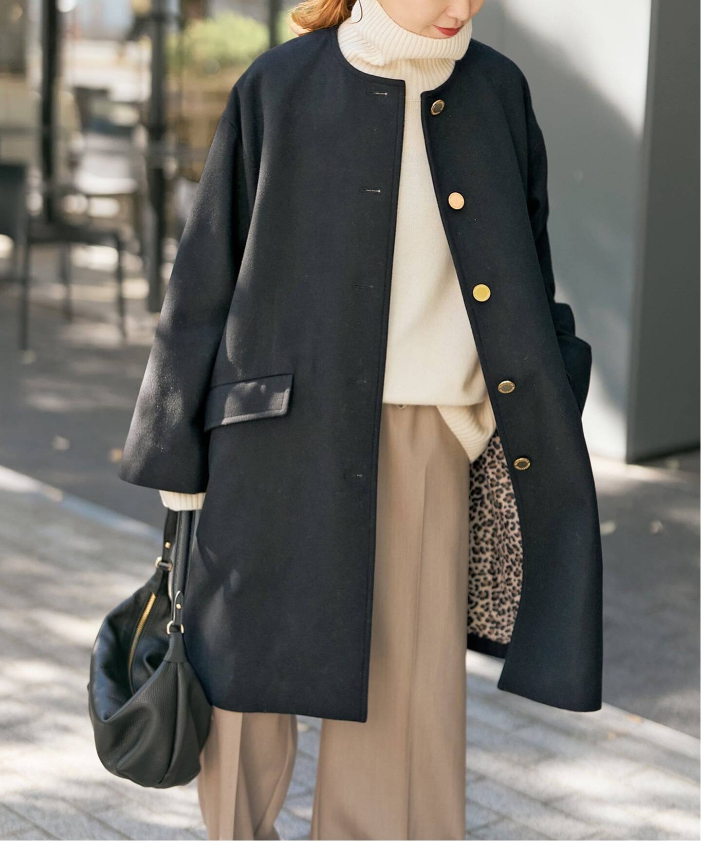 TRADITIONAL WEATHERWEAR / 別注LINTON N/C*（ノーカラーコート 
