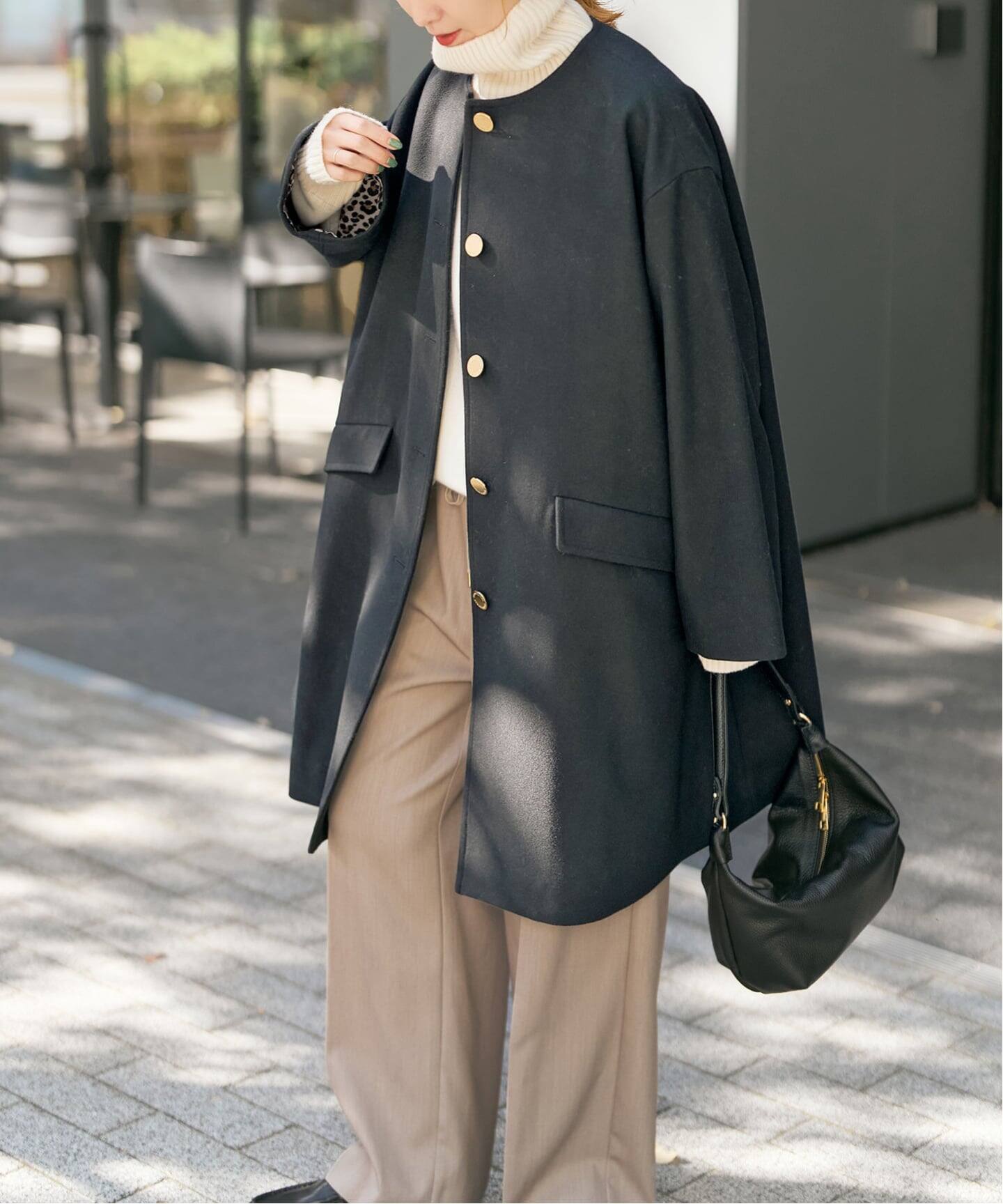 TRADITIONAL WEATHERWEAR / 別注LINTON N/C*（ノーカラーコート