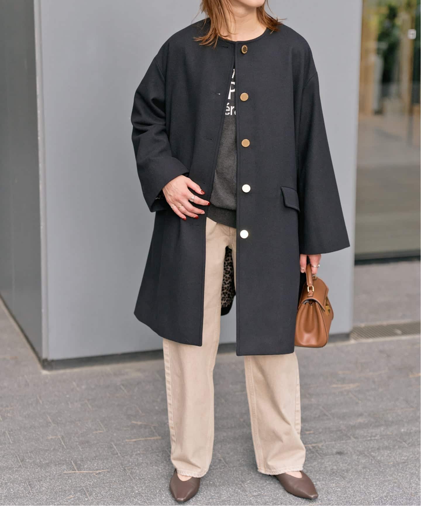 TRADITIONAL WEATHERWEAR / 別注LINTON N/C*（ノーカラーコート