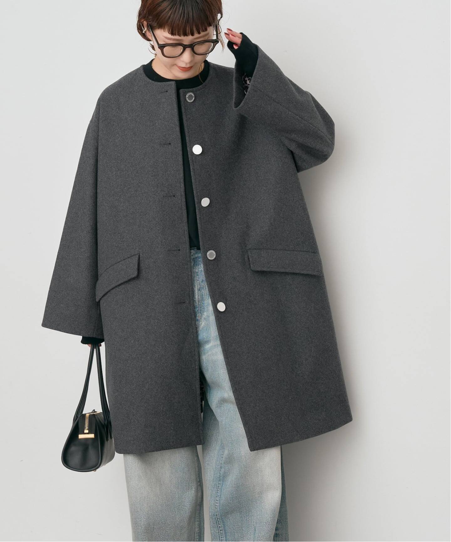 TRADITIONAL WEATHERWEAR / 別注LINTON N/C*（ノーカラーコート 