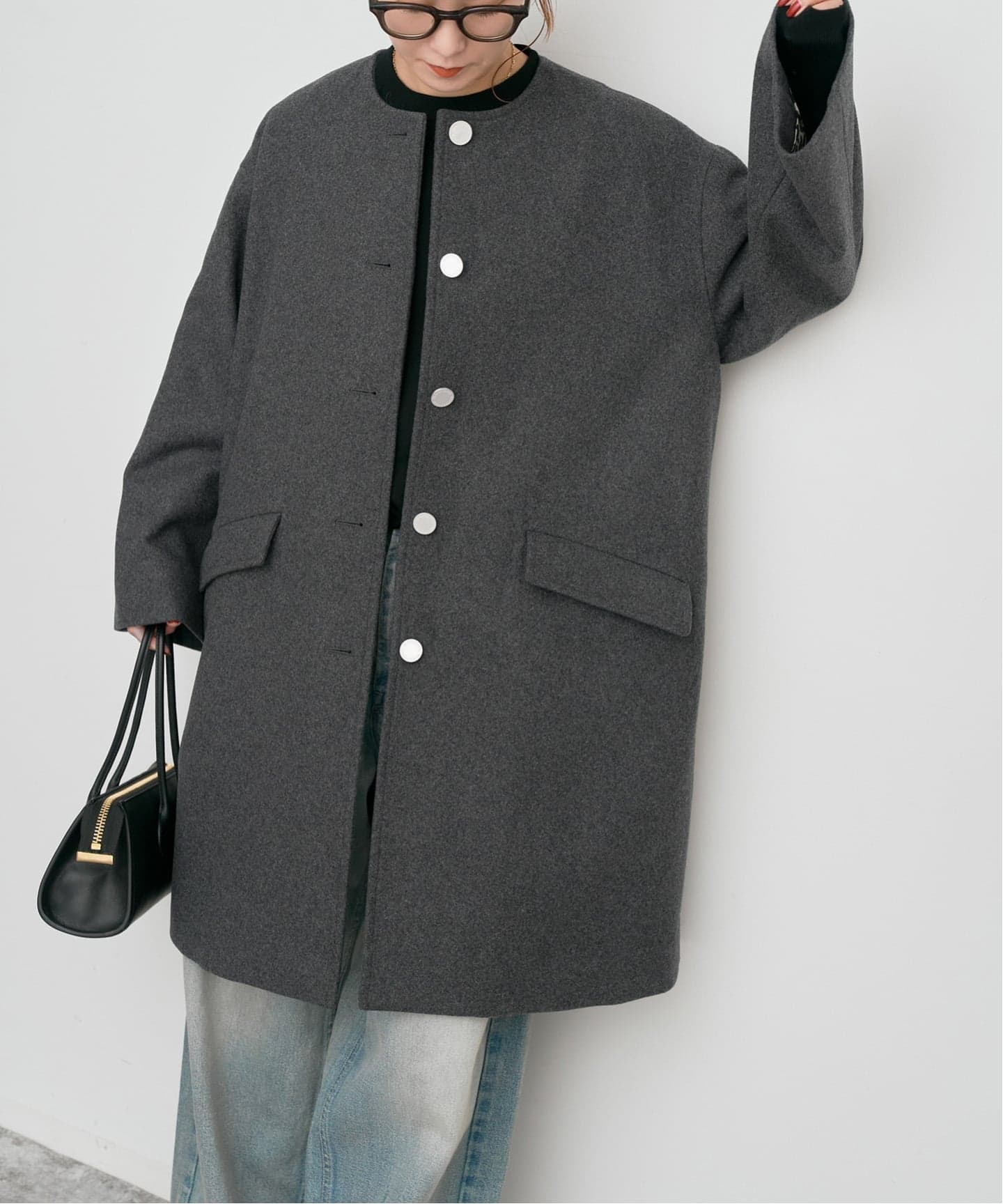 TRADITIONAL WEATHERWEAR / 別注LINTON N/C*（ノーカラーコート