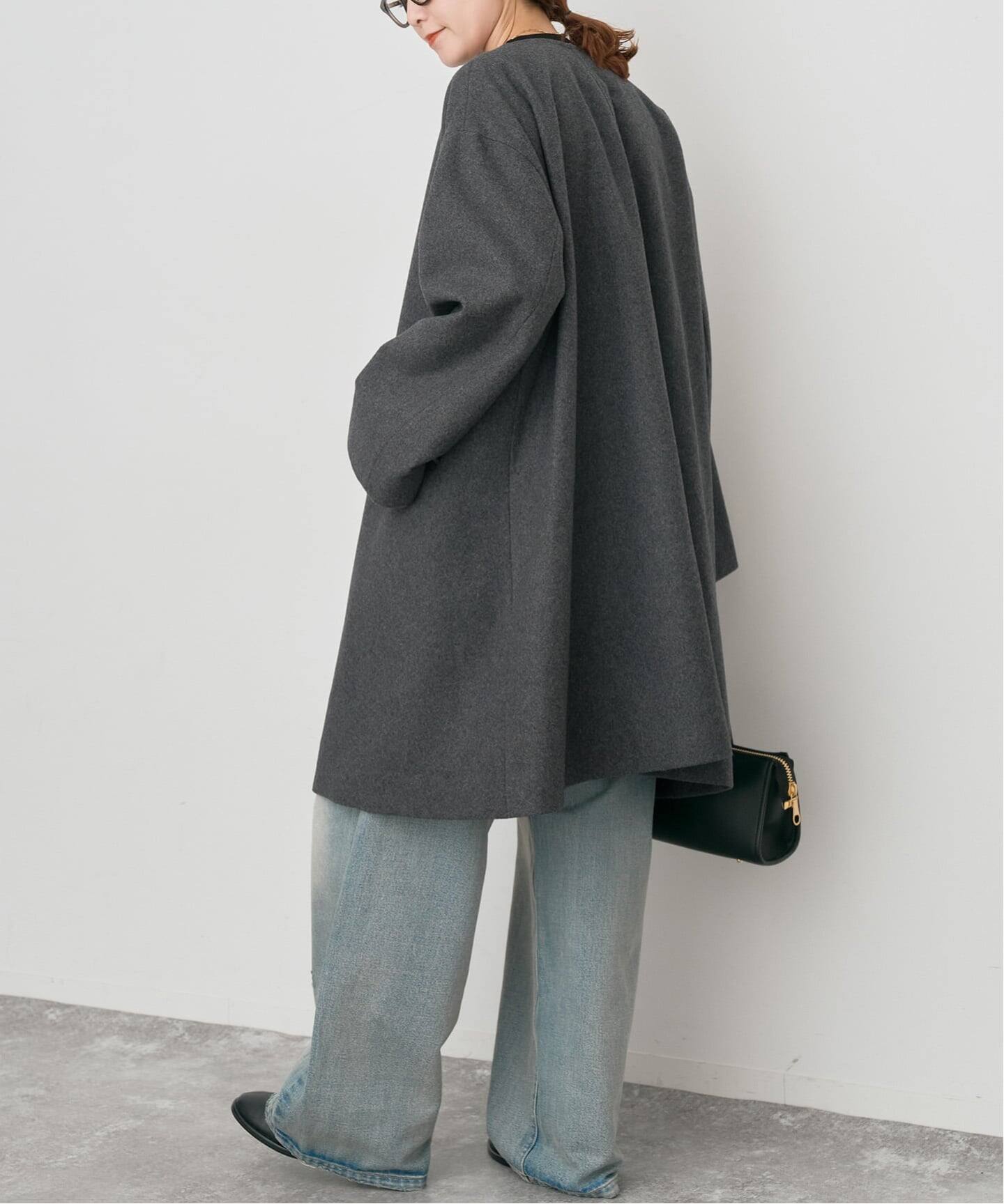 TRADITIONAL WEATHERWEAR / 別注LINTON N/C*（ノーカラーコート 
